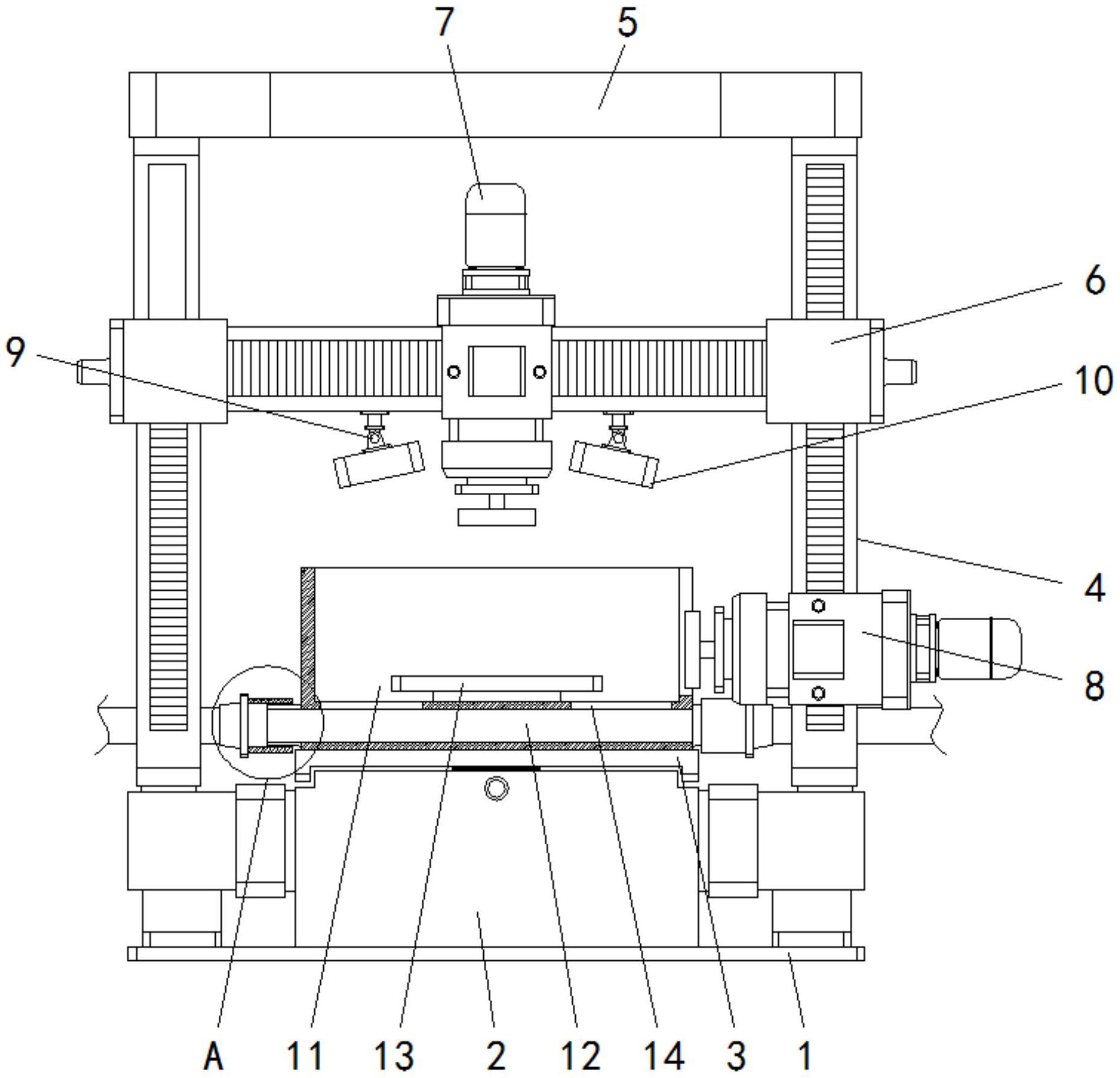 一种具有上下料功能的数控龙门平面精铣床