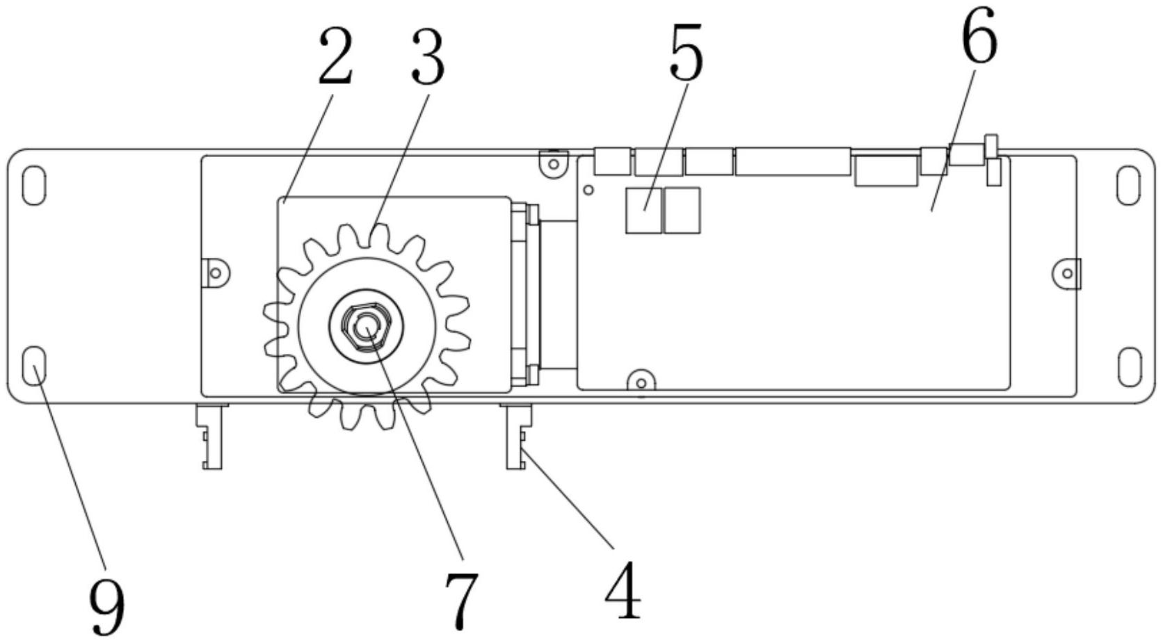 一種智能程控自動門開門機