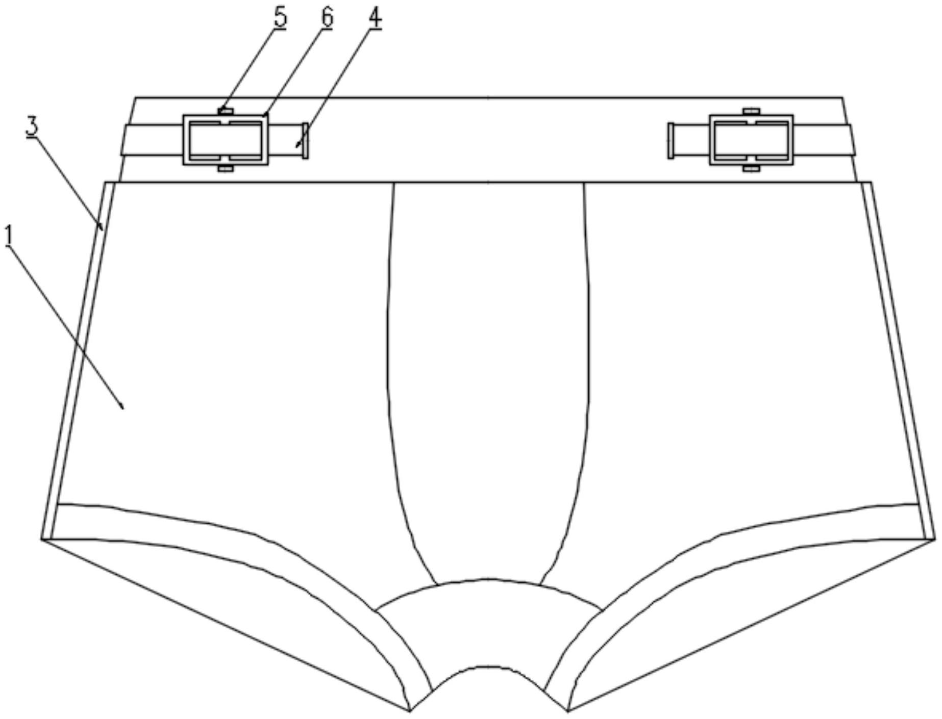 一种断层式男士内裤