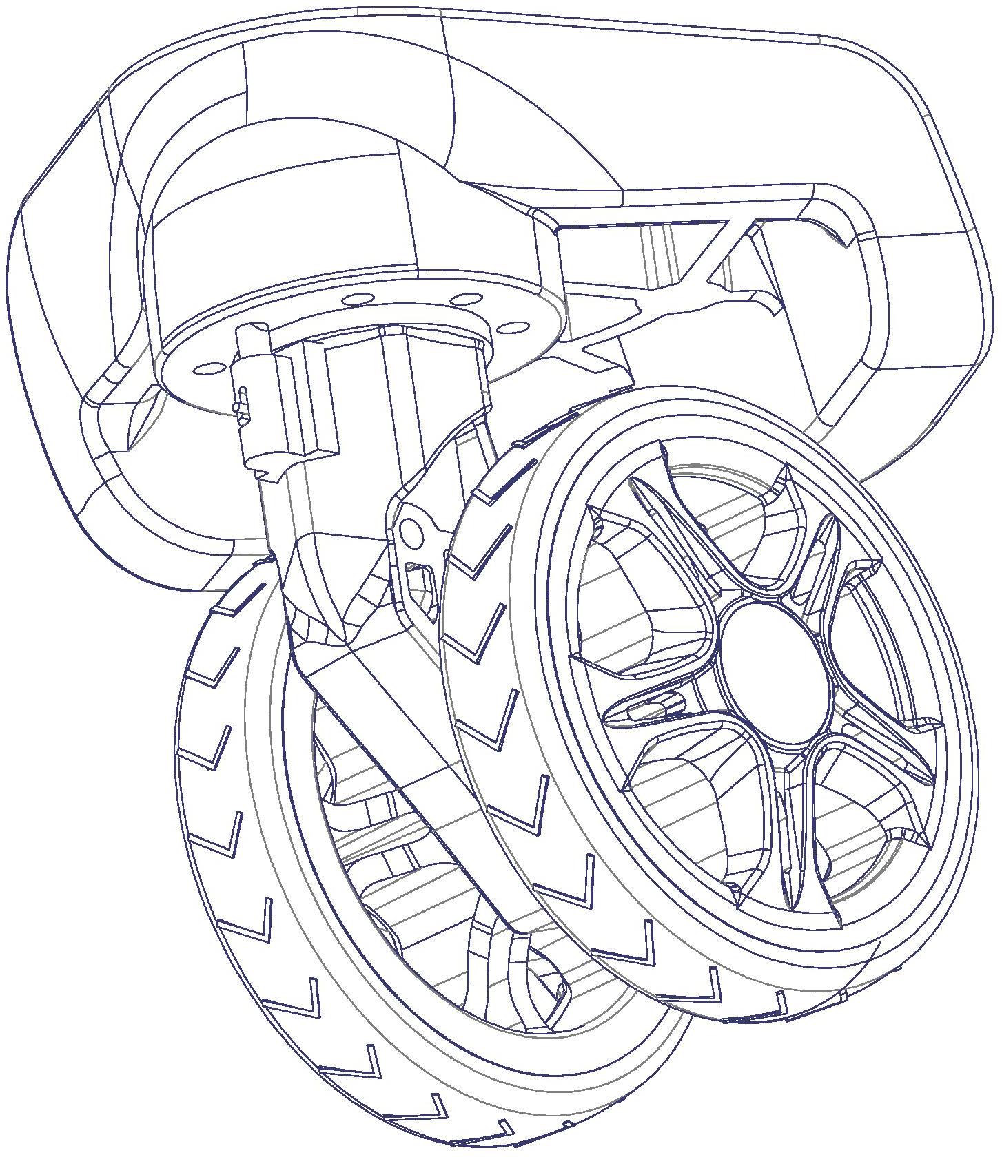 一种可定向的活动脚轮