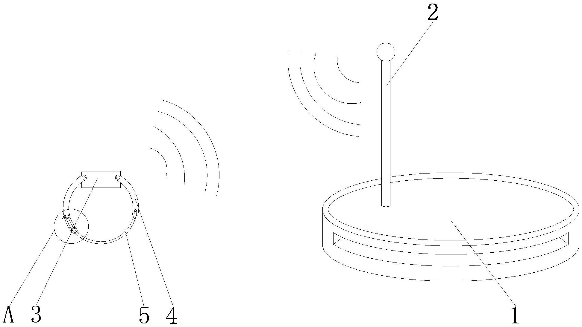 一种具有自供能的新型跑山猪追踪器