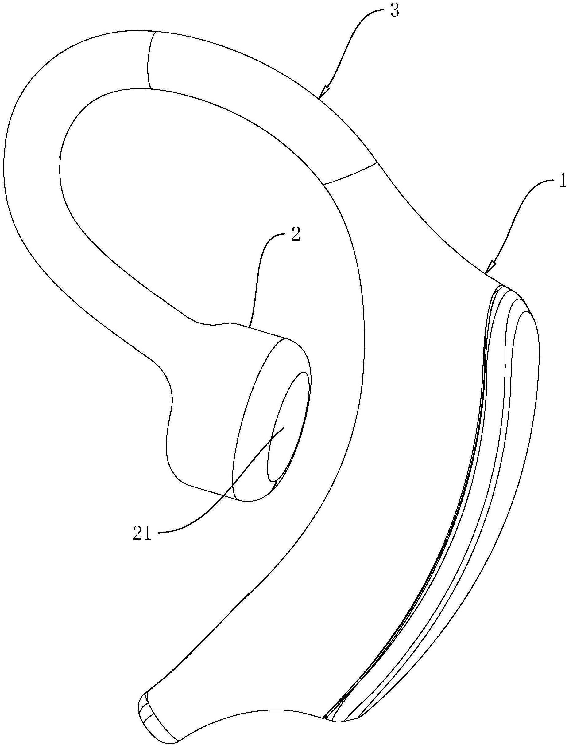 一种挂耳式骨传导耳机