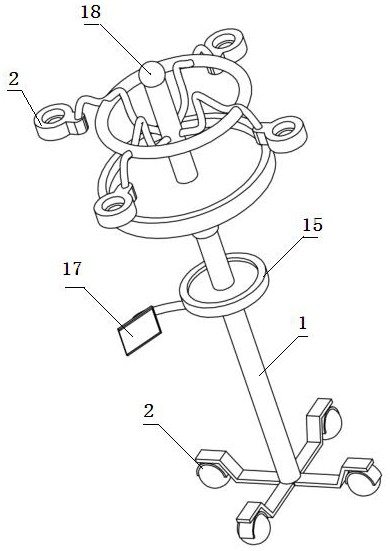 一种医用输液架