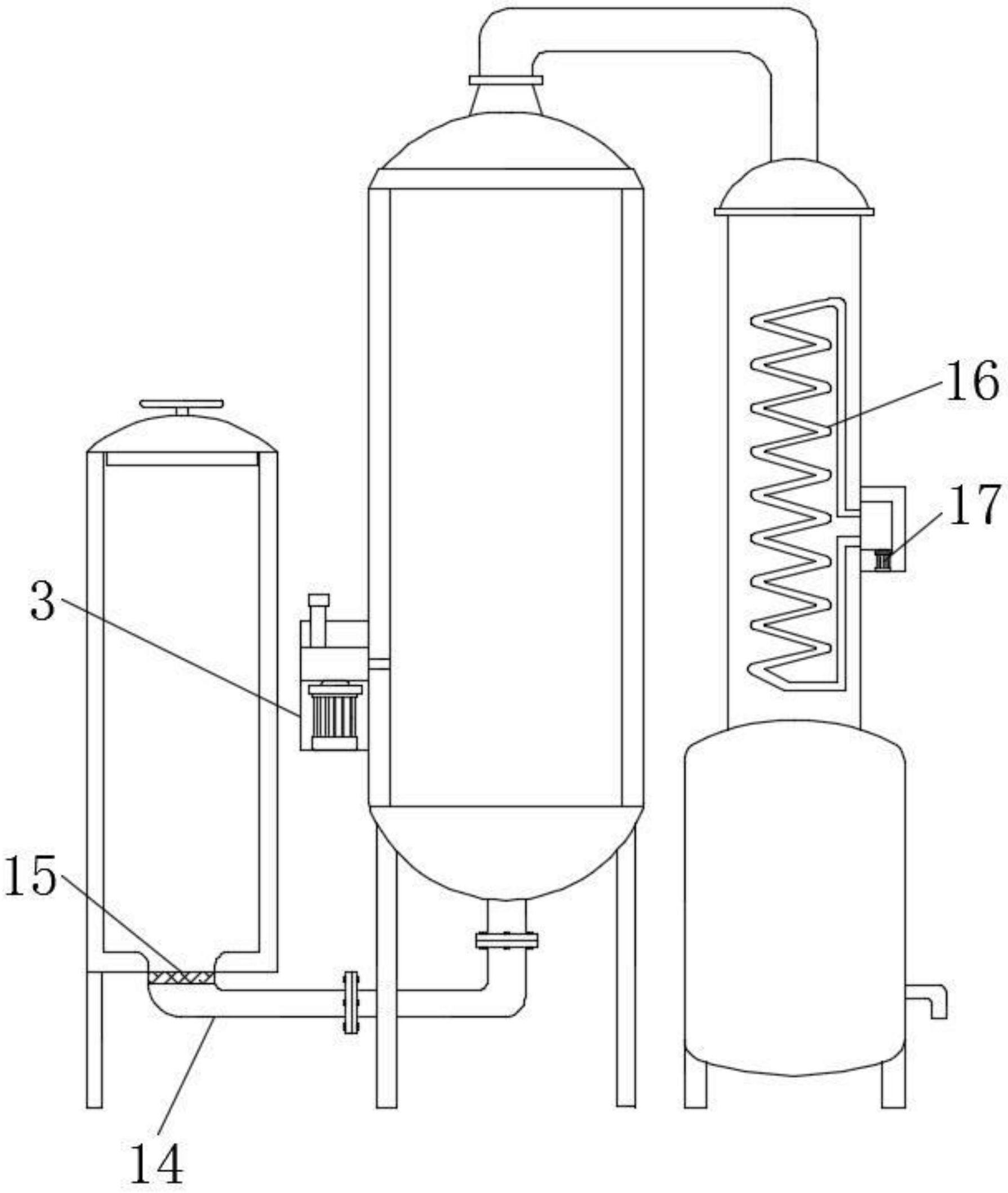 药液负压浓缩提取装置