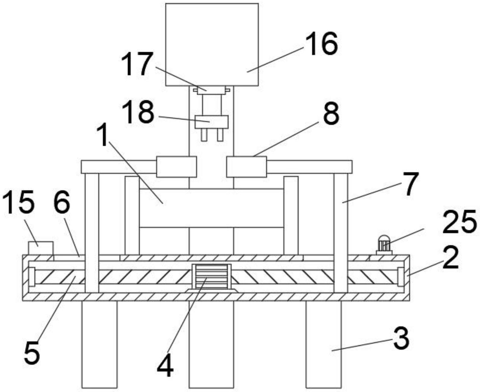 一种山泉水生产旋盖机
