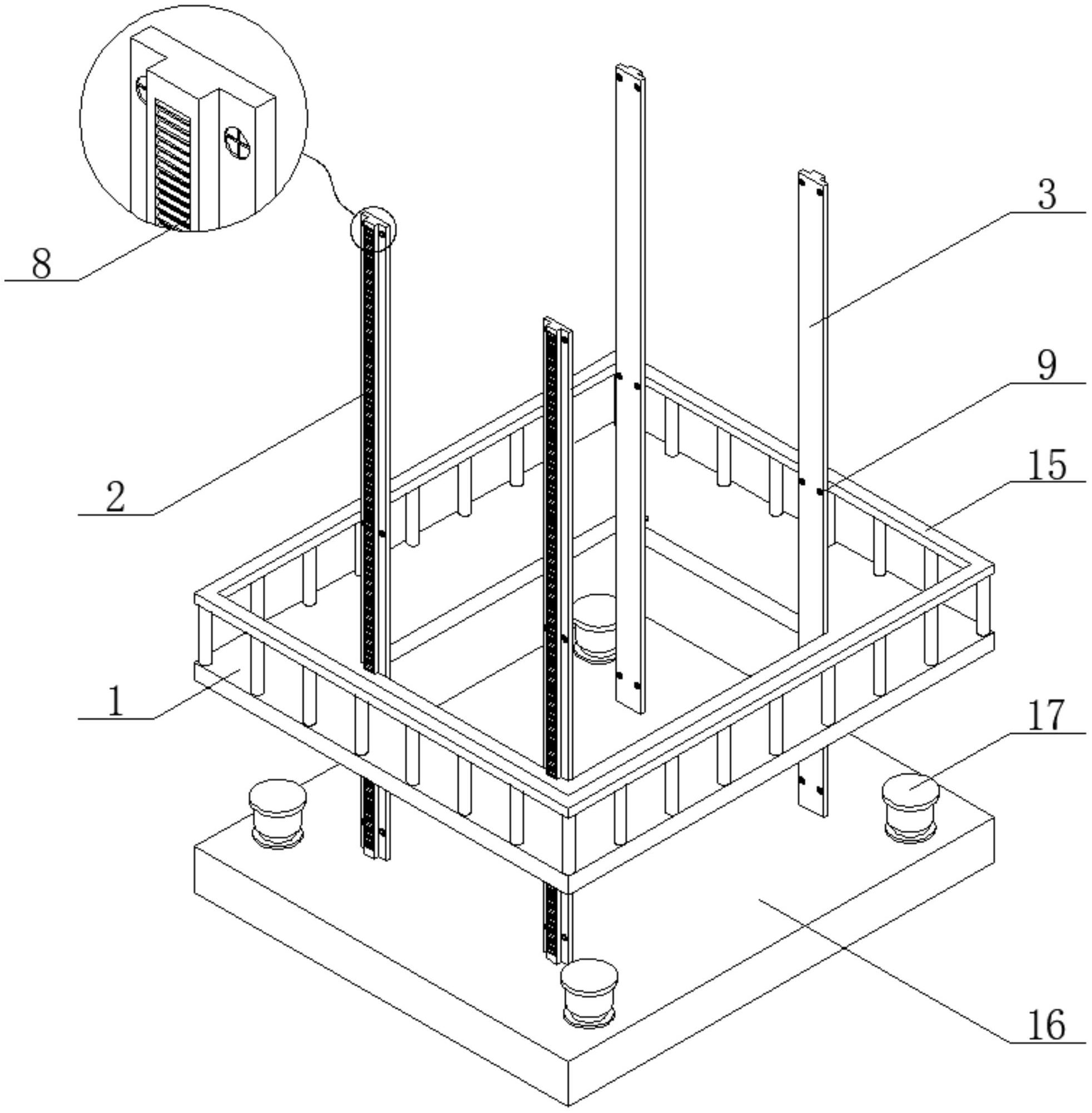 一种市政道路桥梁简支梁施工结构