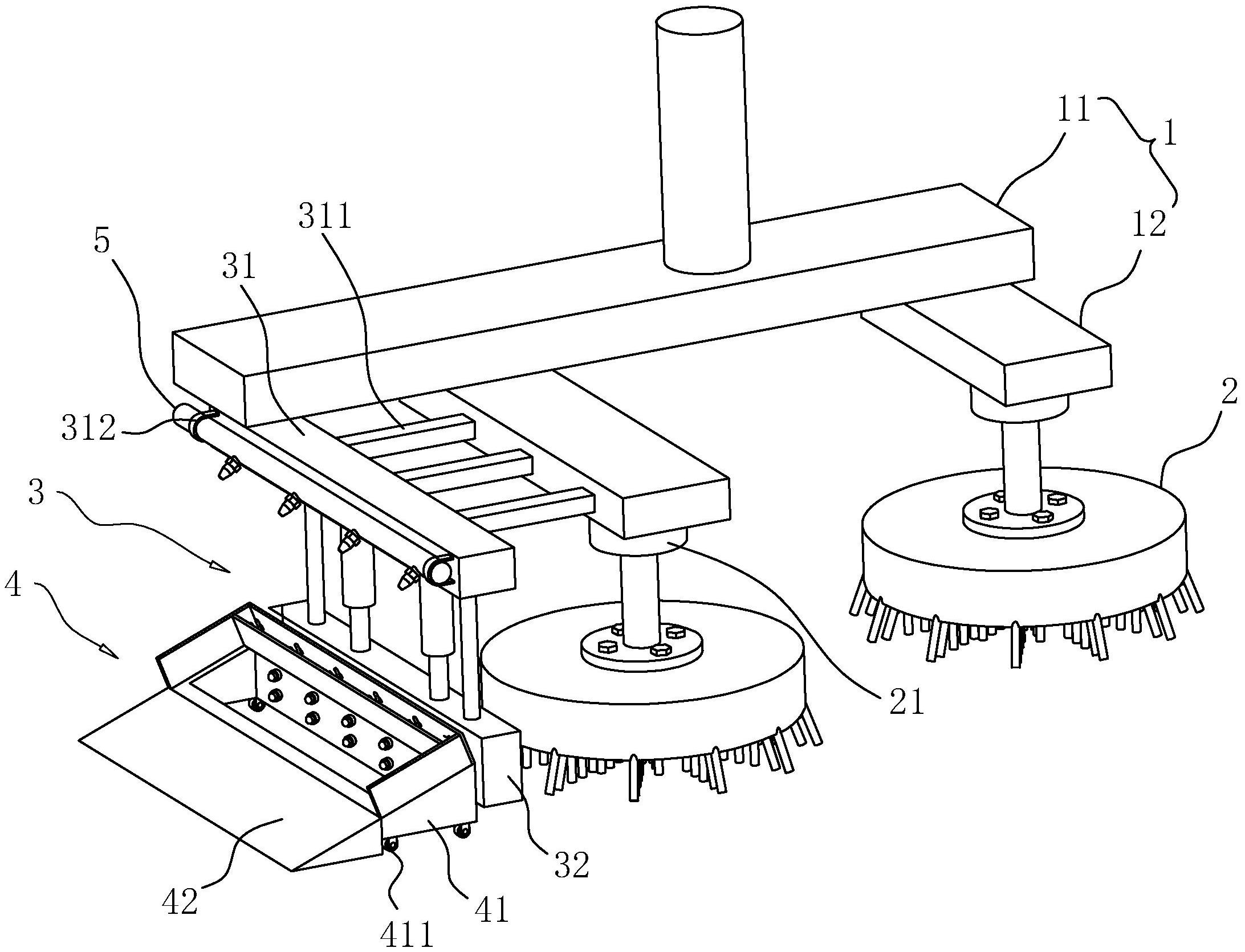 一种用于环卫车的清扫装置