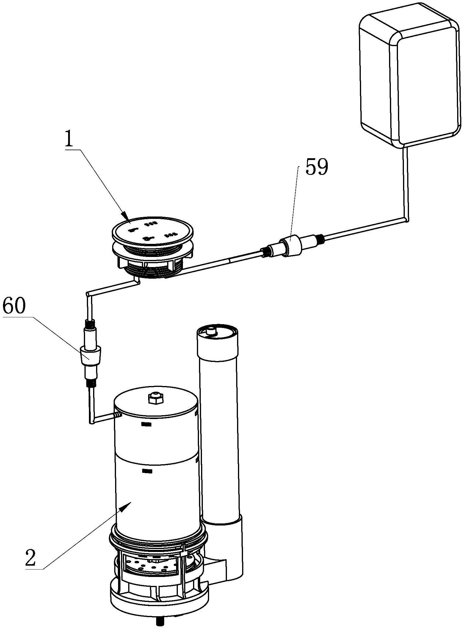 一种感应马桶的自动冲水装置