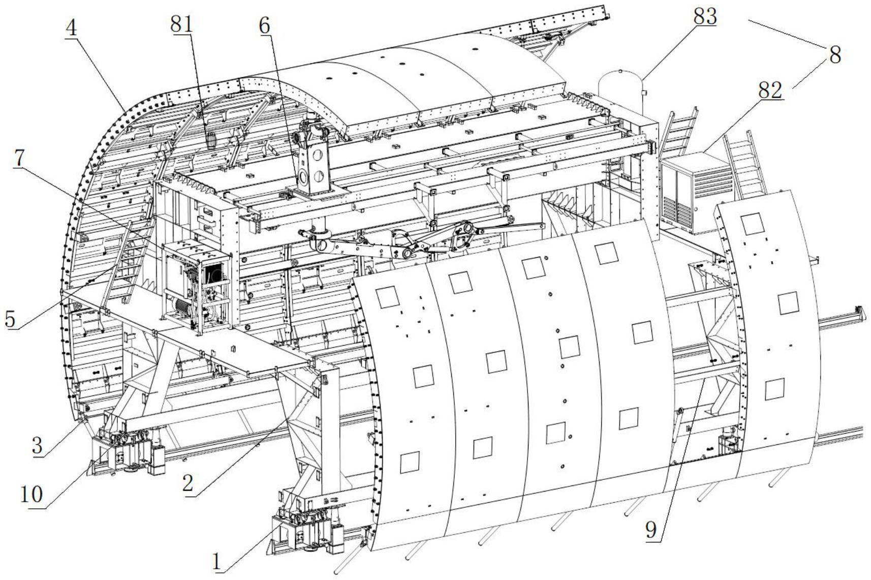 一种浇筑系统及衬砌台车