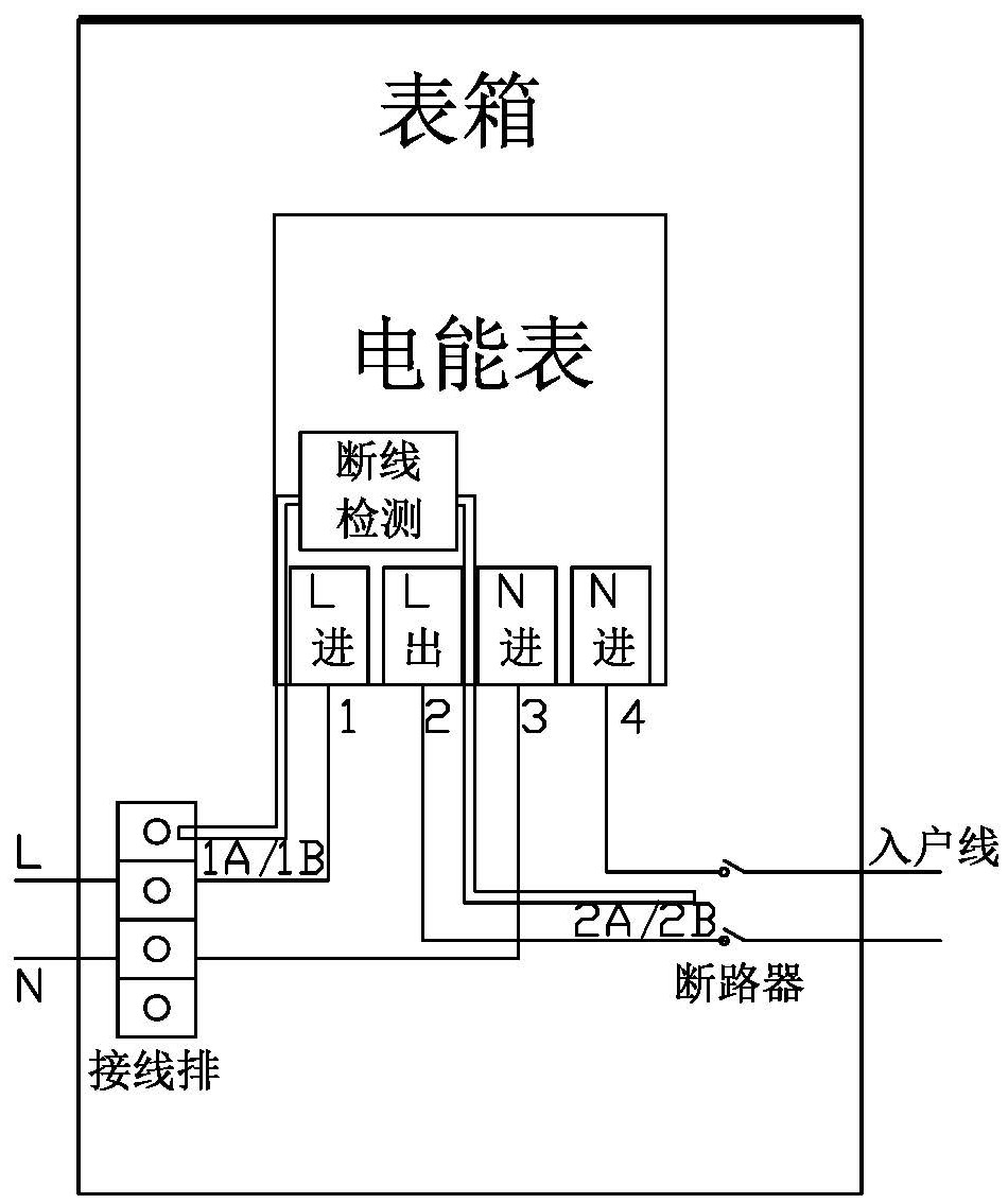 电能表电路图符号图片