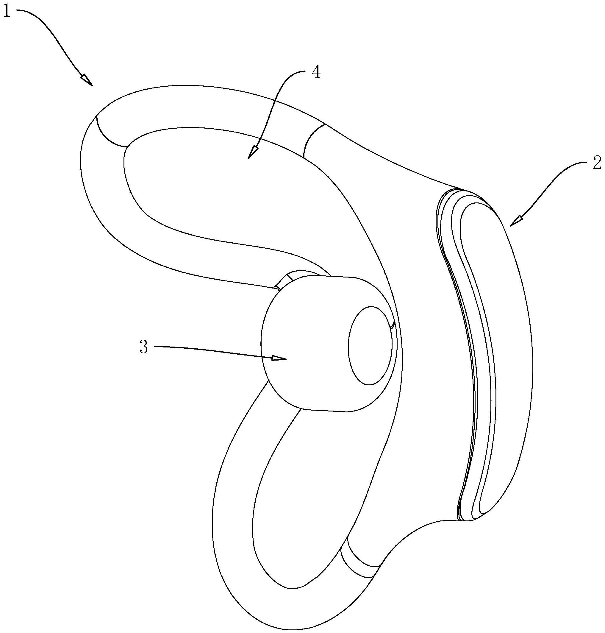 一种套耳式骨传导耳机