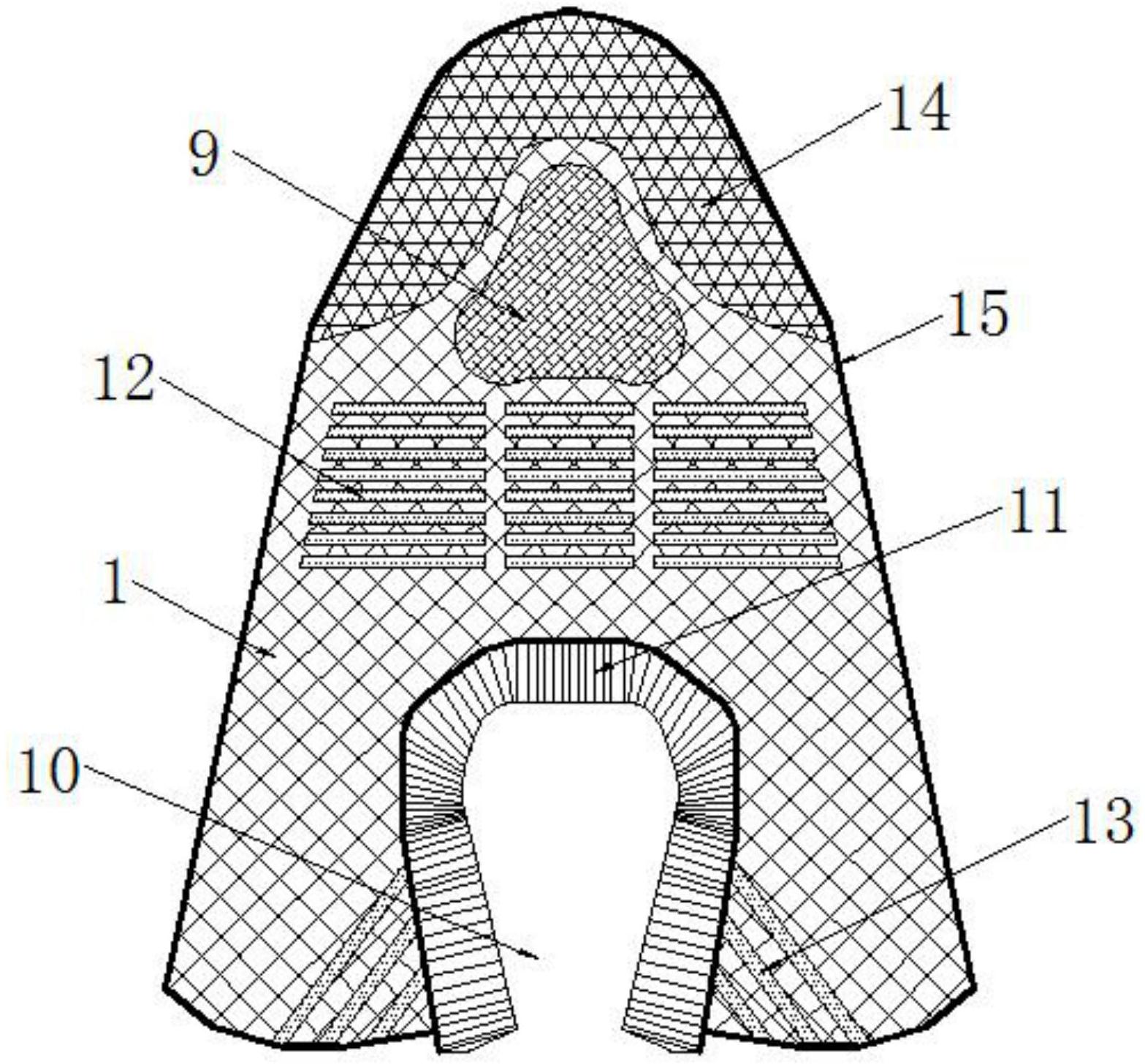 一种水溶绣飞织半成型一体式鞋面