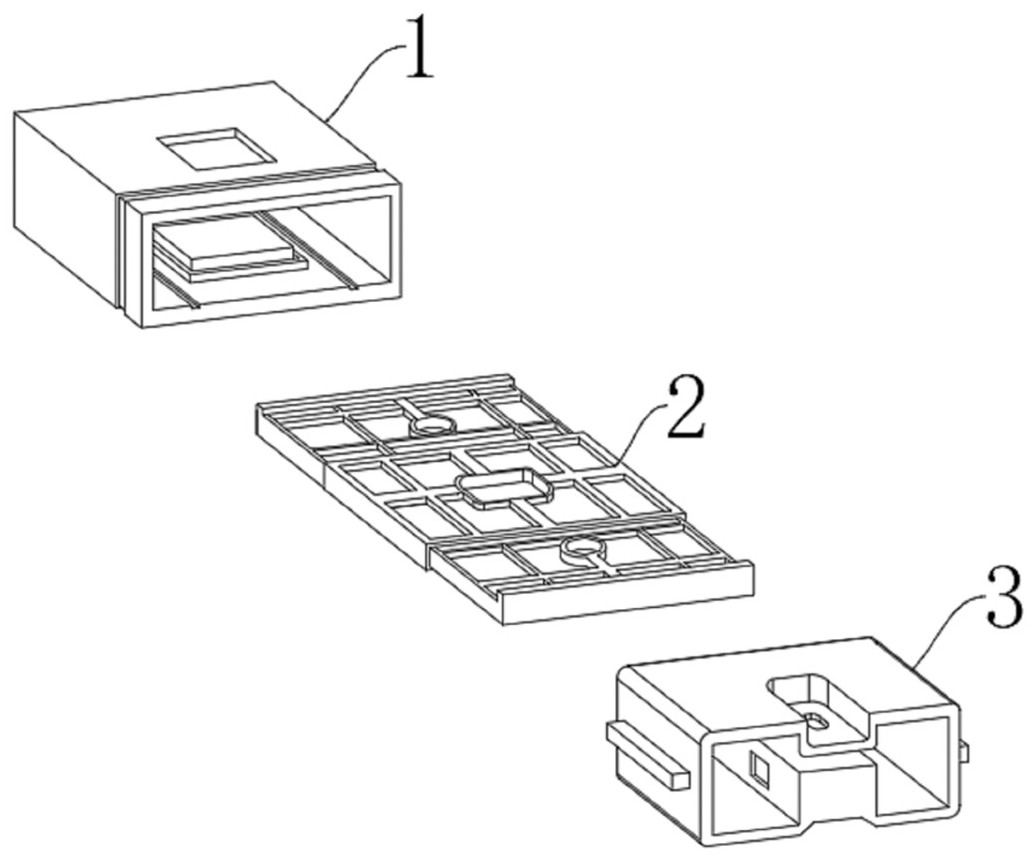 一种浴室板材固定三合一结构