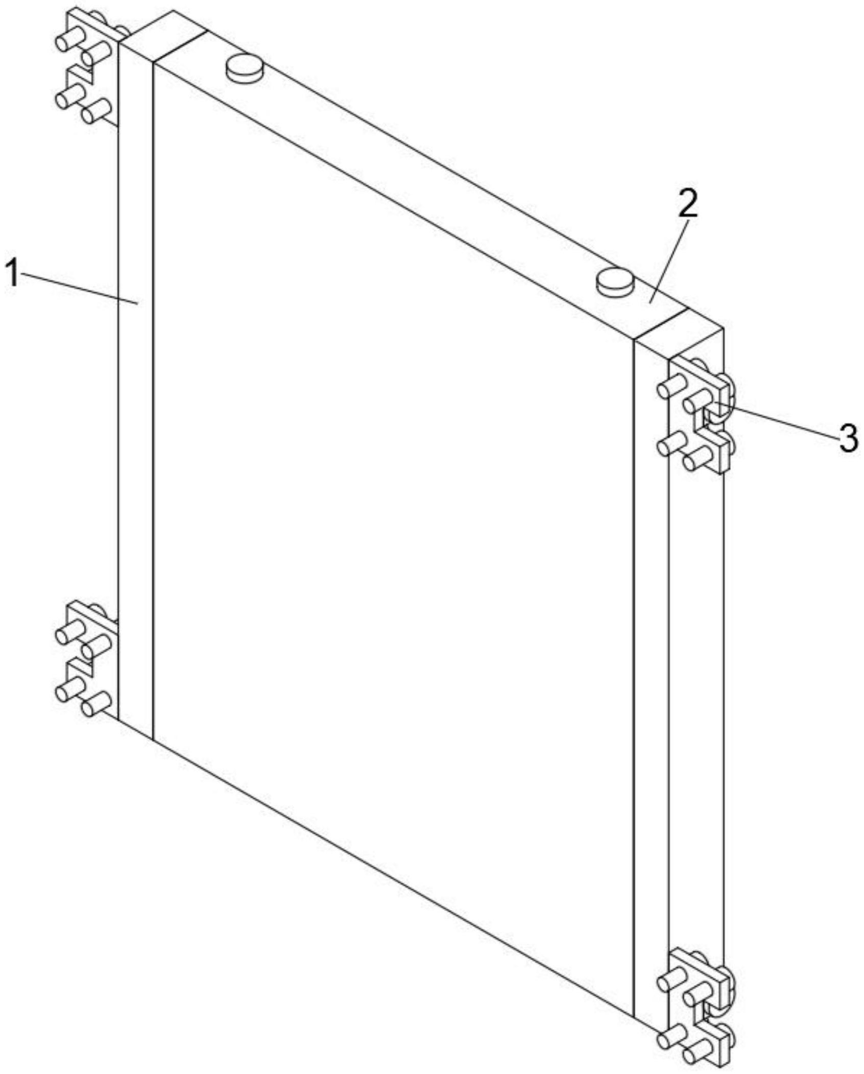 一种工业废渣再利用生产水泥用辊压机耐磨侧挡板