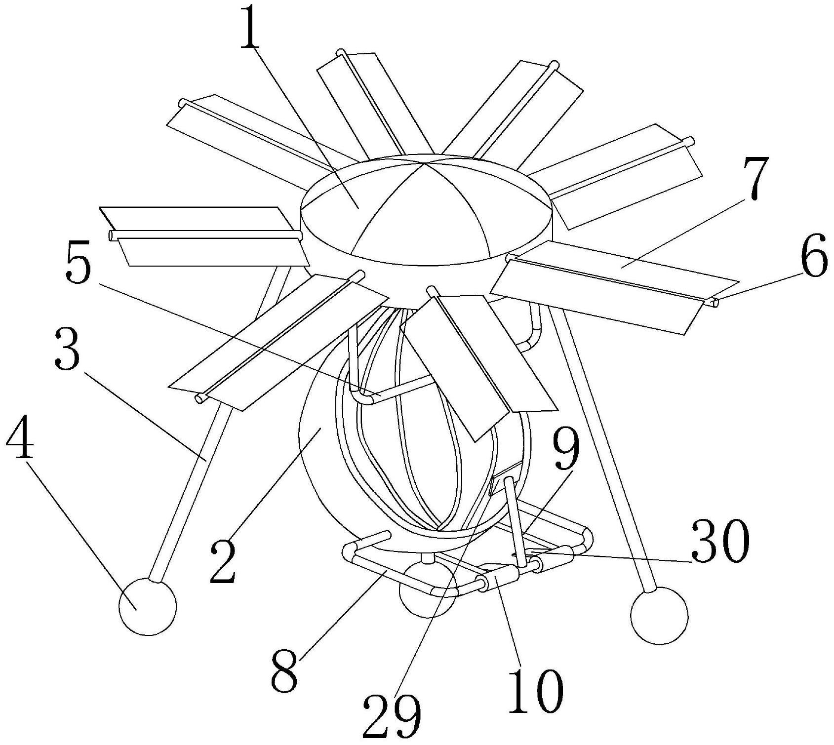 圆形的单人载人扑翼飞行器