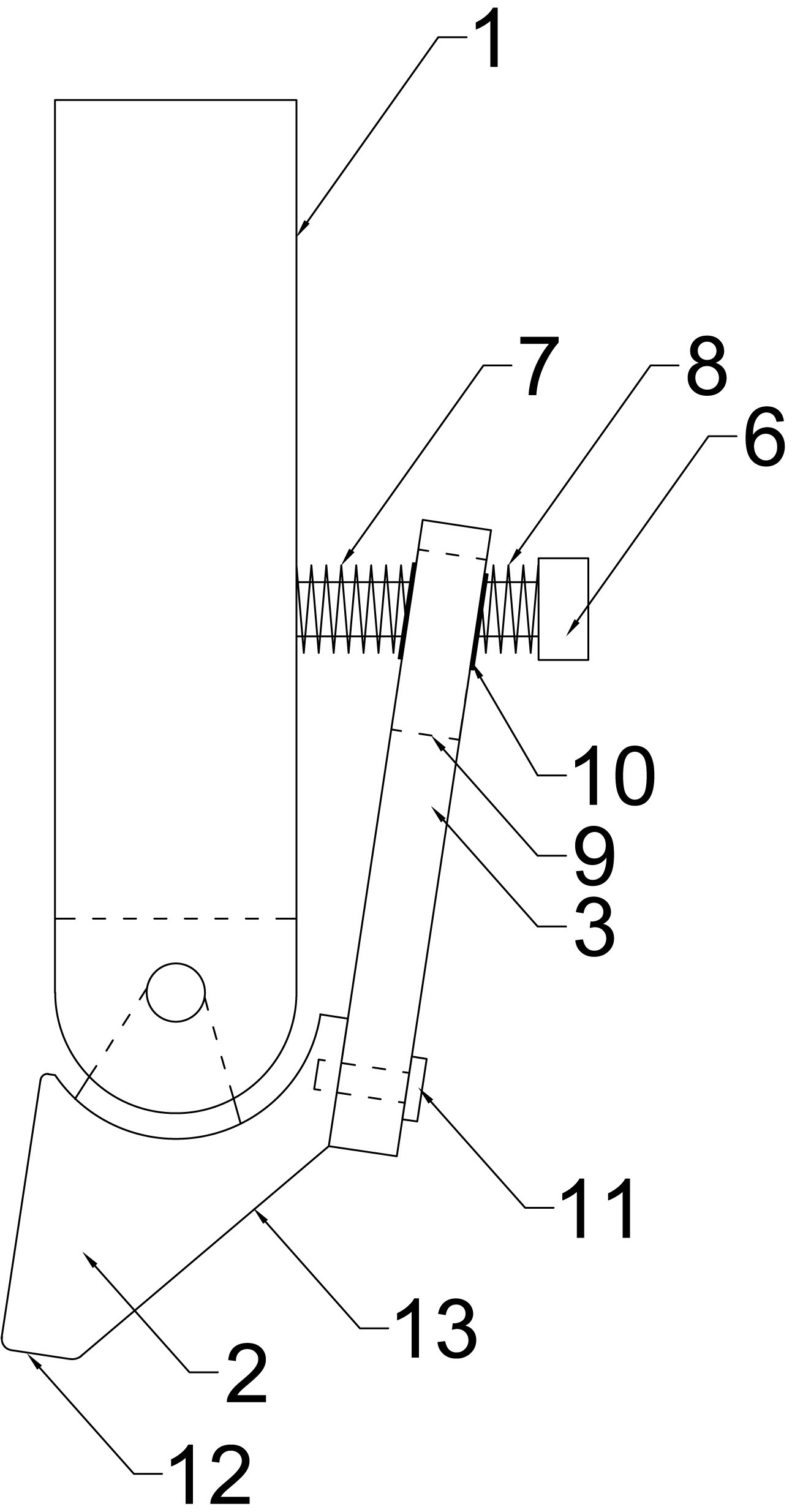 板材推送缓冲结构