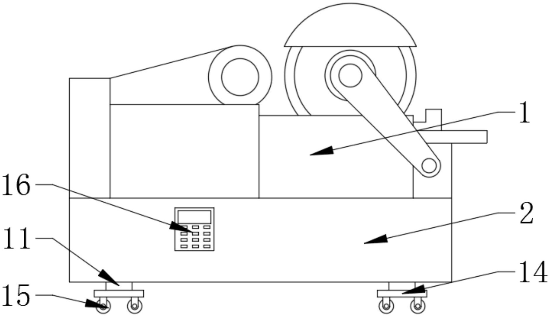 一种便于移动的纺织加工用梳棉机