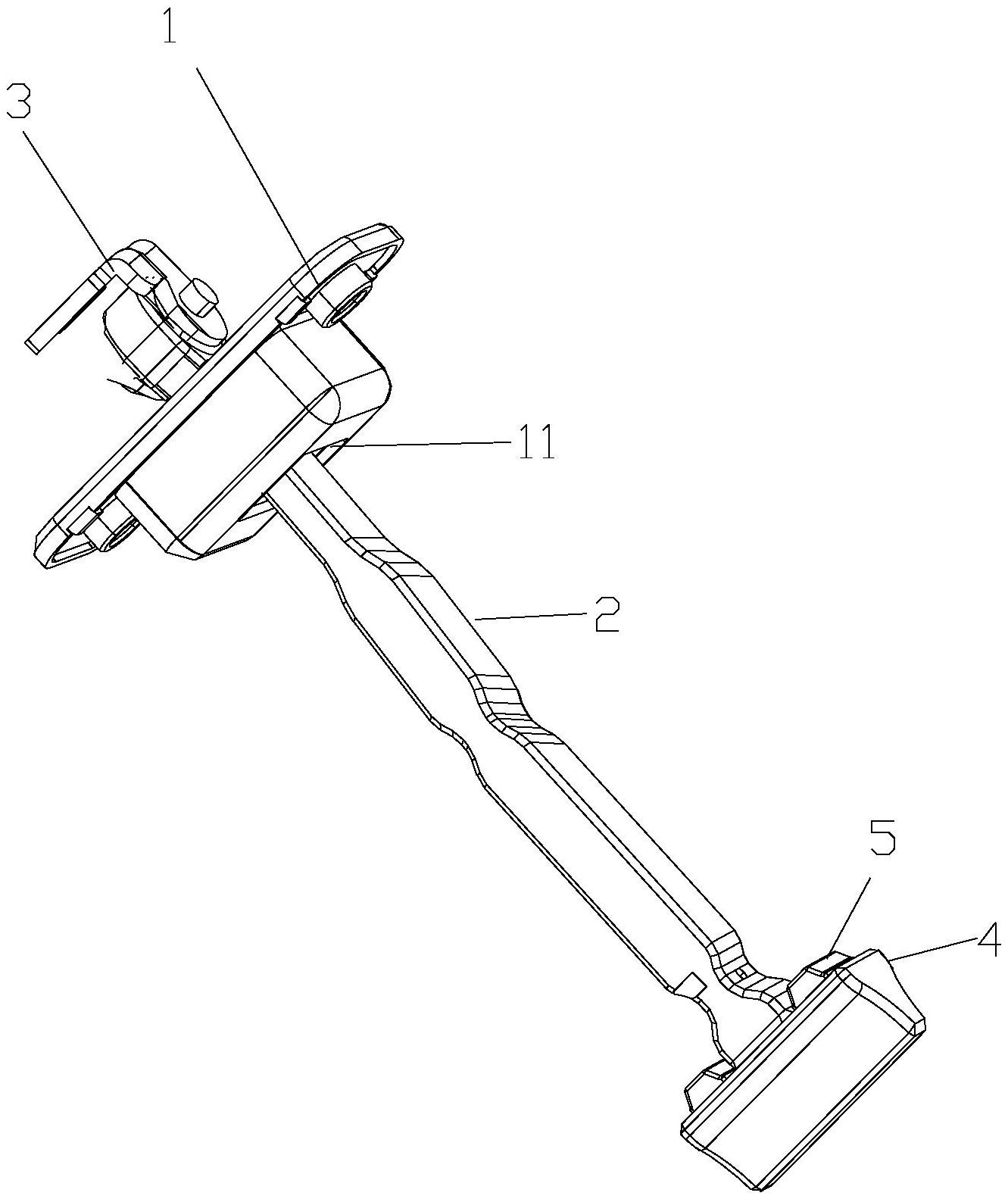 一种具有缓冲结构的车门限位器