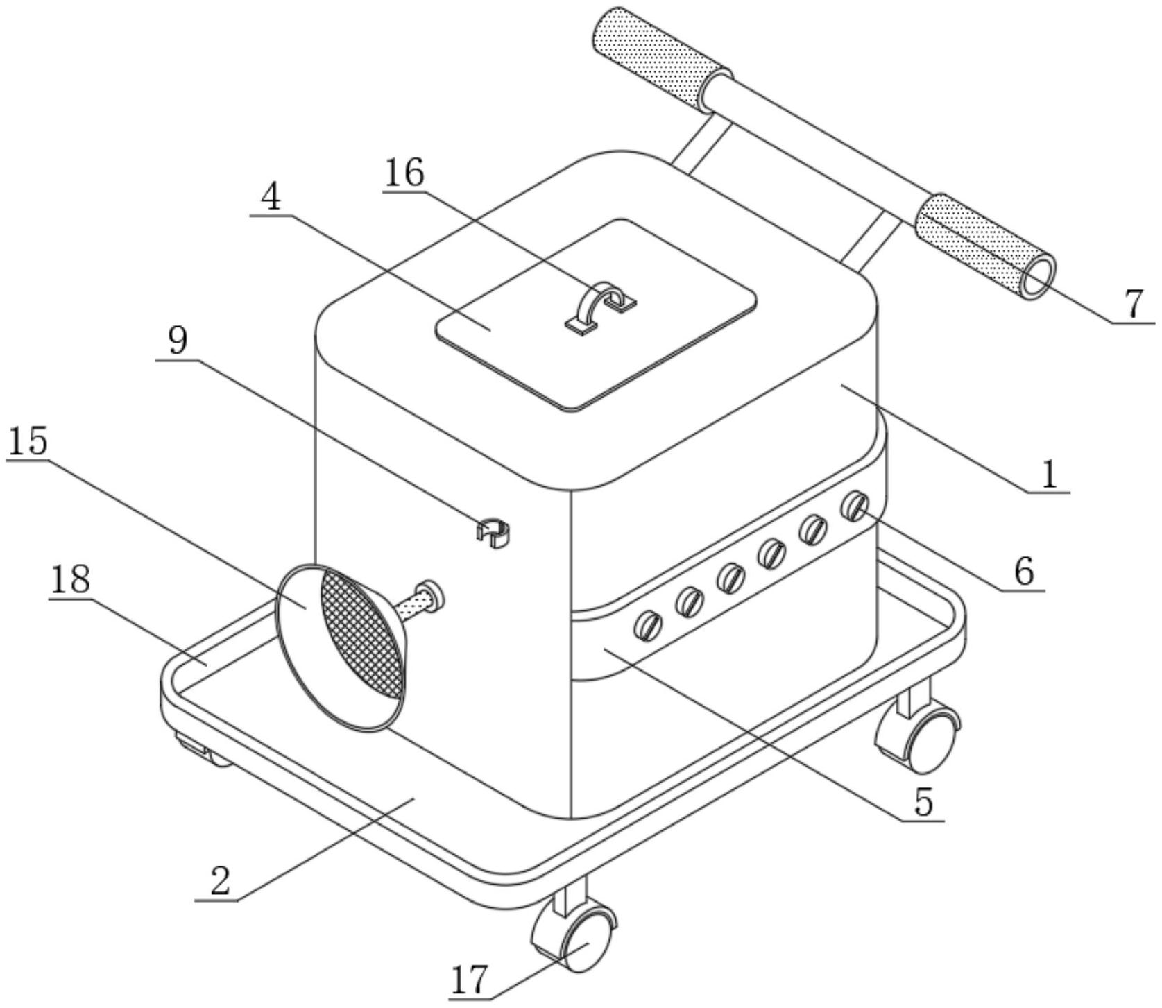 一种有色金属矿山采矿用现场喷淋降尘装置