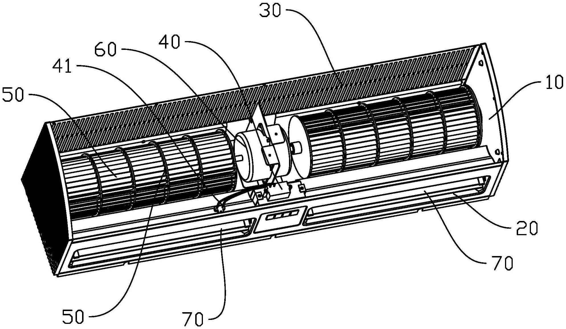 一种离子风幕机