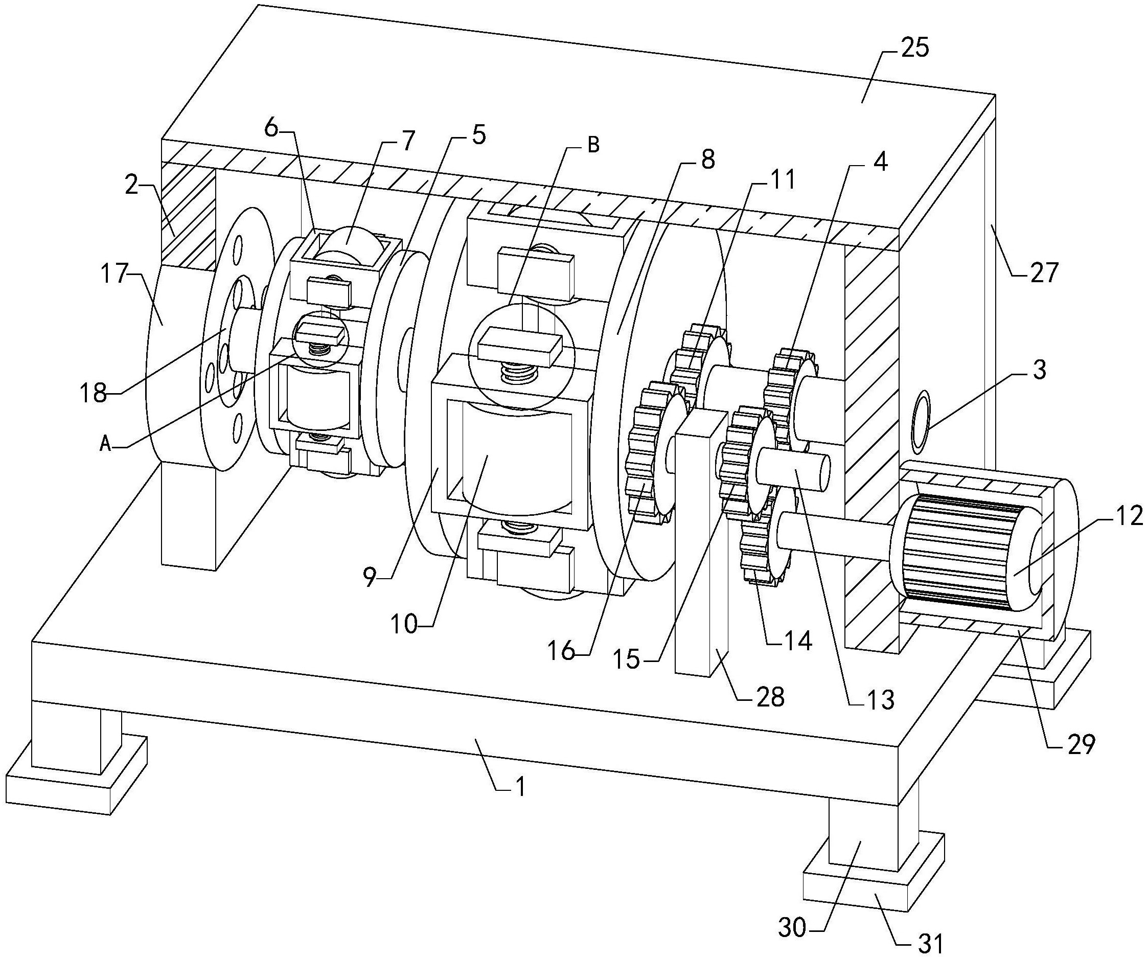 一种节能型线缆笼绞机