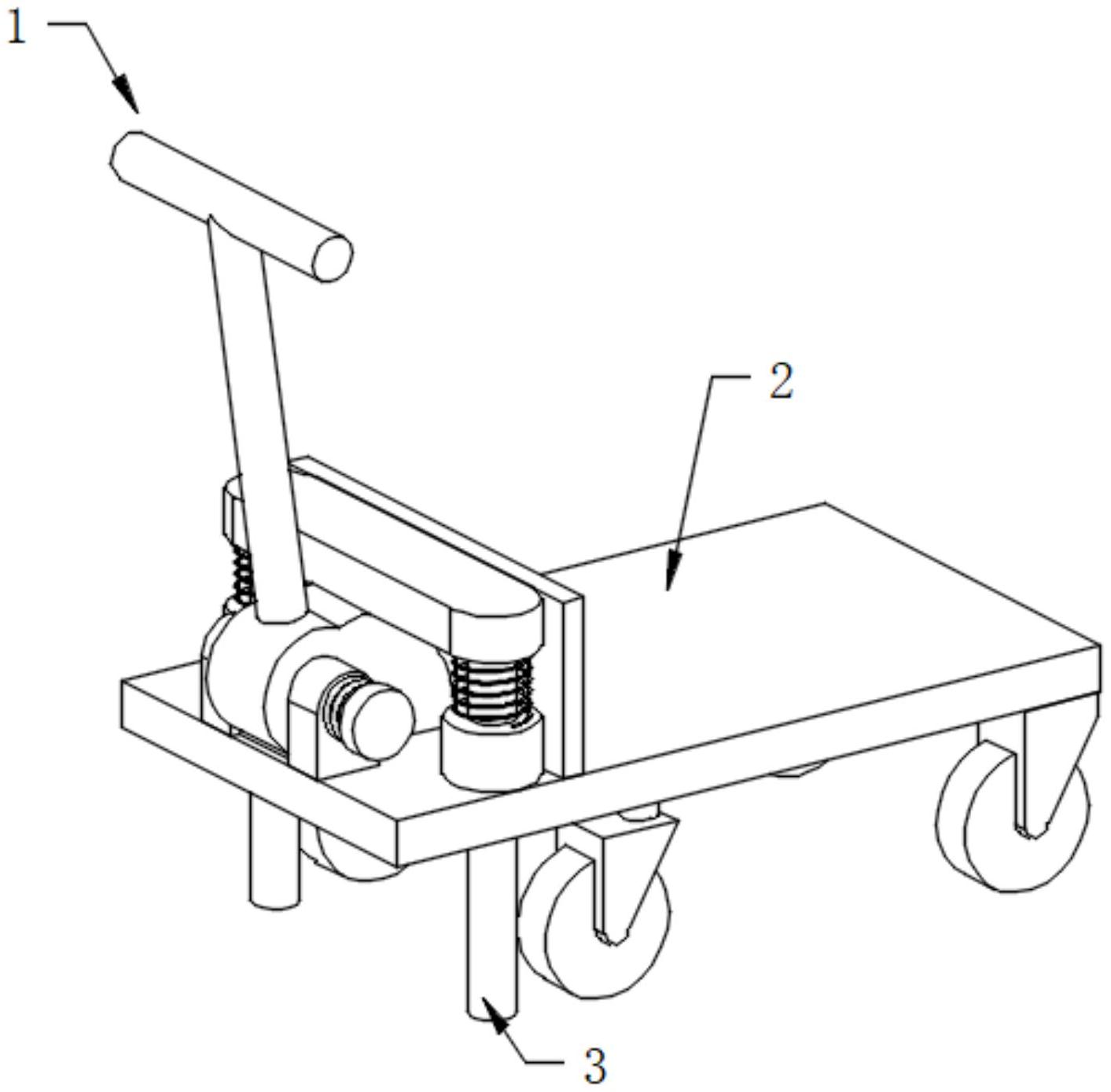 一种搬运用自锁式小拉车
