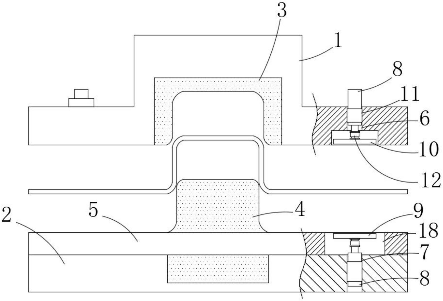 一种高强度钢板热冲压模具