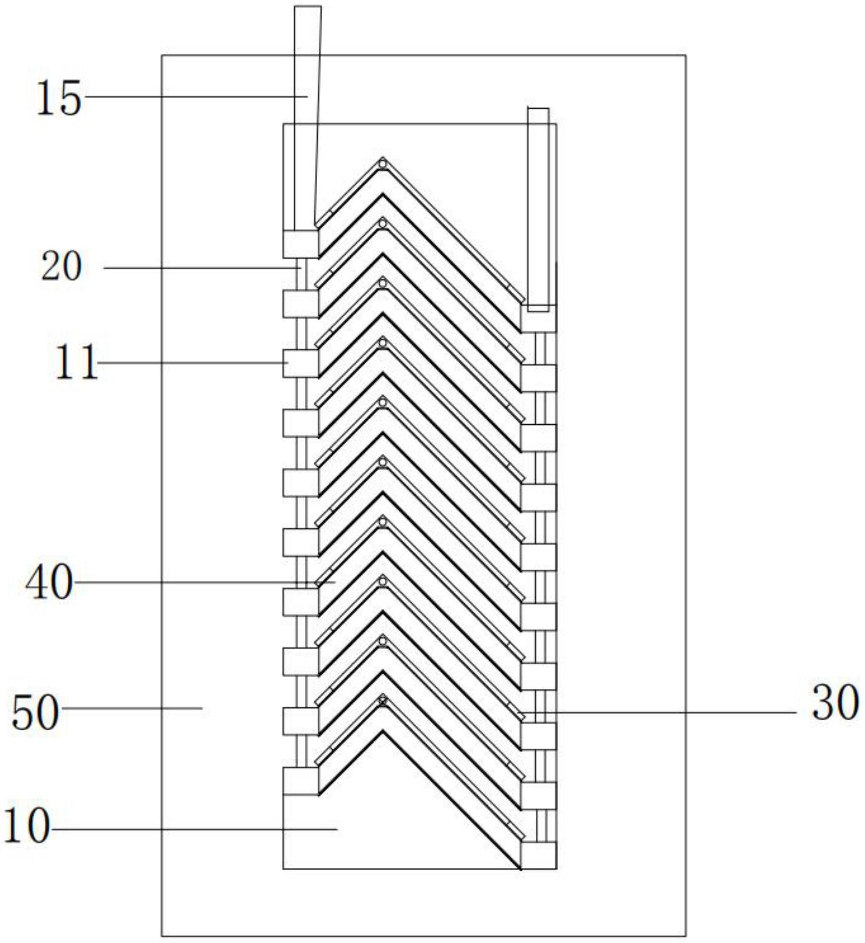 一种简易型l烟道批量加工模具