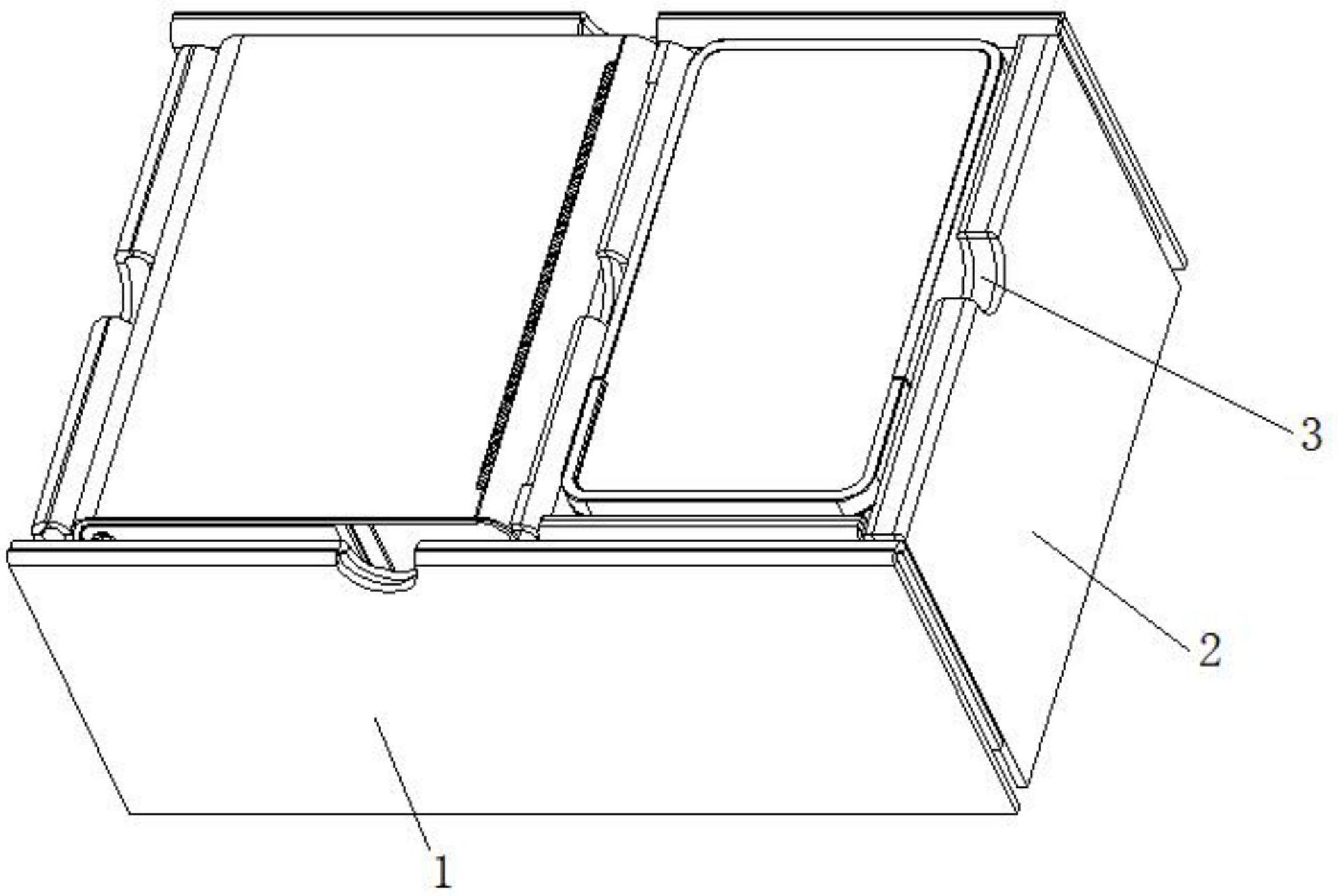 一种组合型纸内衬结构
