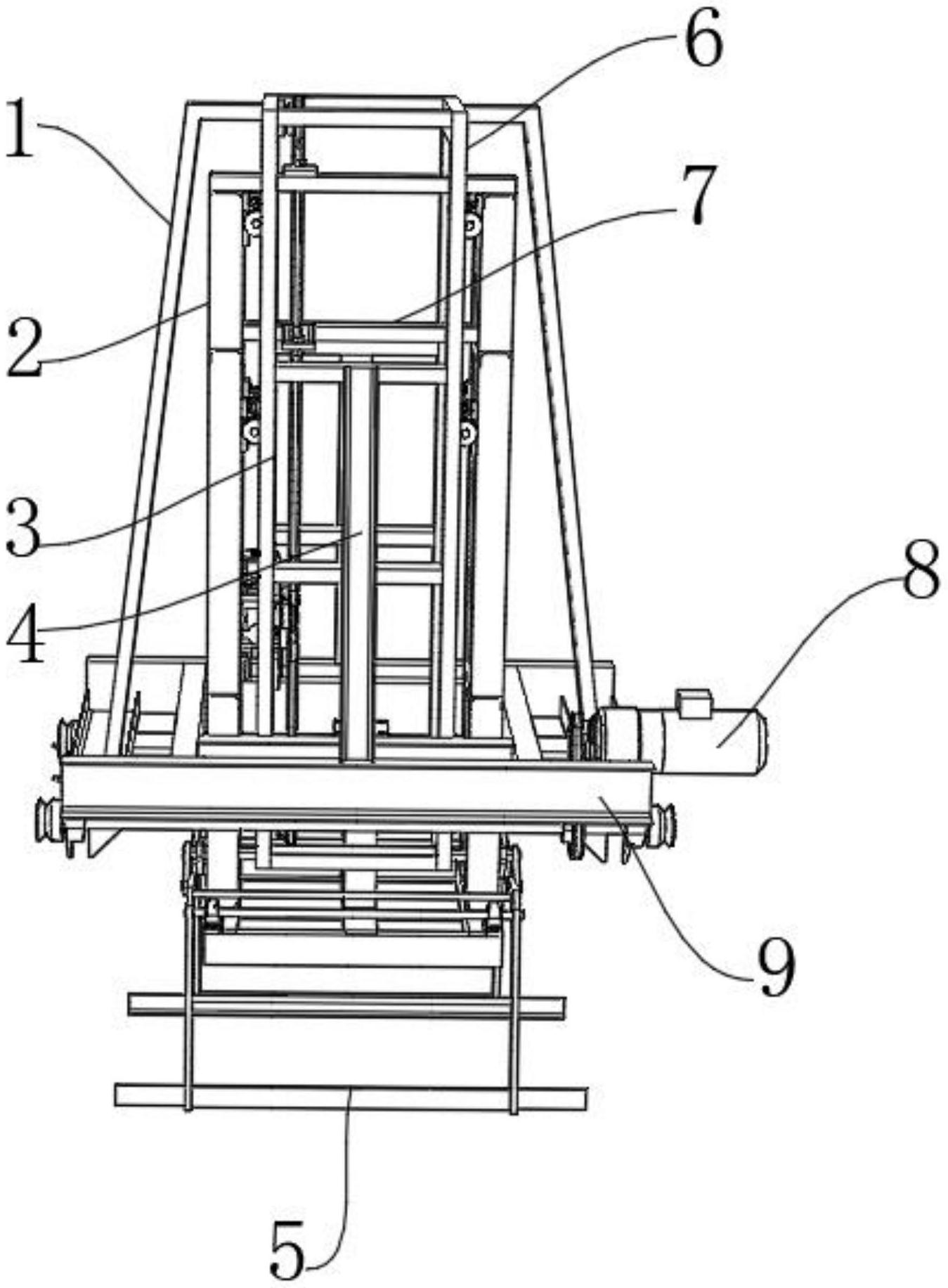 一种托盘式有轨巷道堆垛机