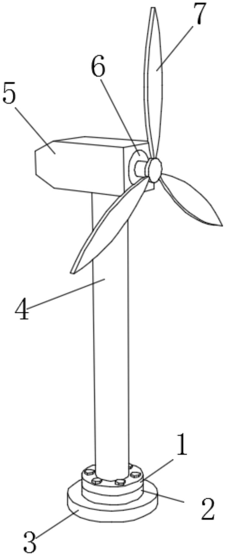 风力发电机叶片简笔画图片