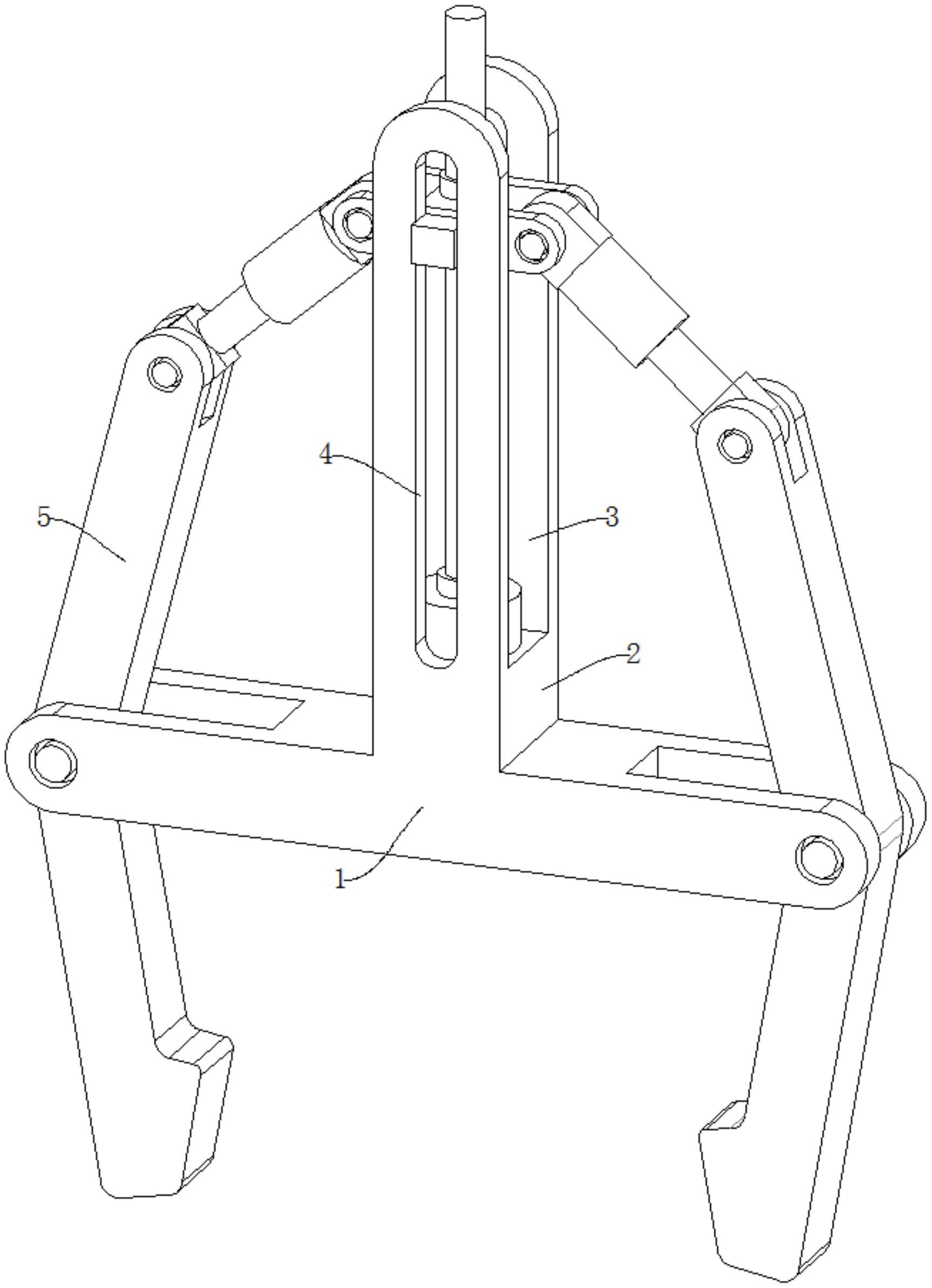 机床加工用双肘杆夹紧装置
