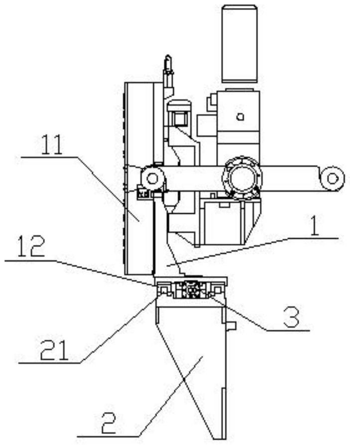 一种磨削中心刀库结构