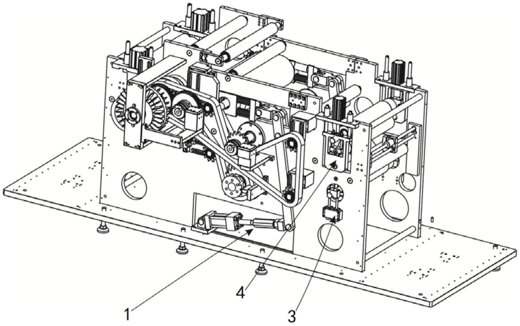 一种绝缘皱纹纸复卷机的张紧机构