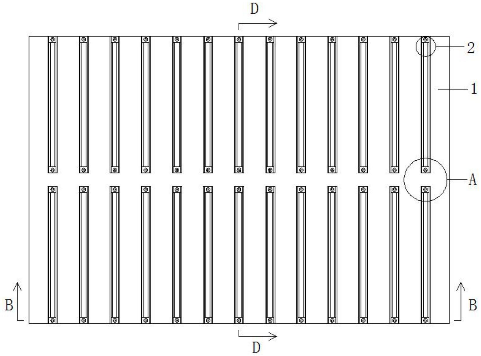 一种斜坡临时铺路用防滑钢板