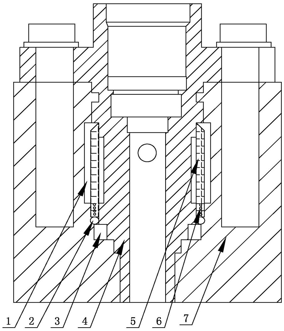 一种防穴蚀柱塞套结构