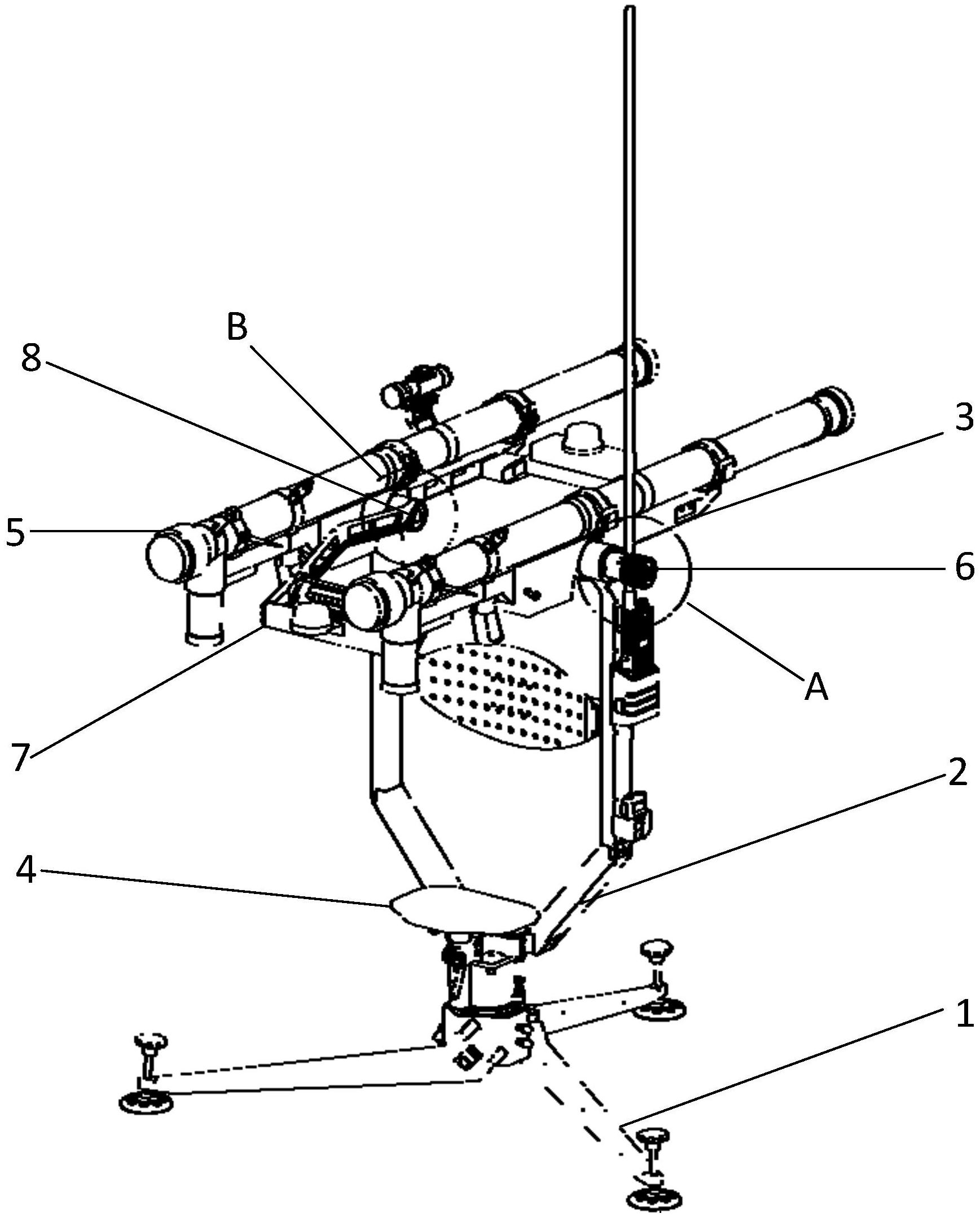 双联装导弹发射架