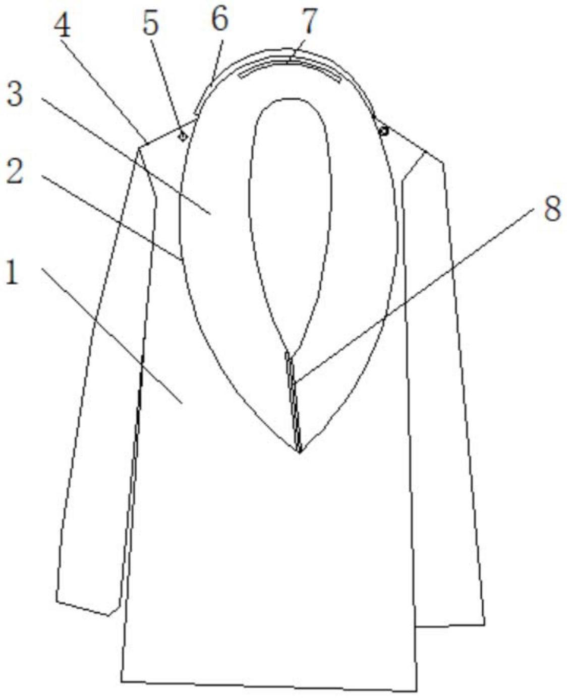 一种便于安装固定的毛领