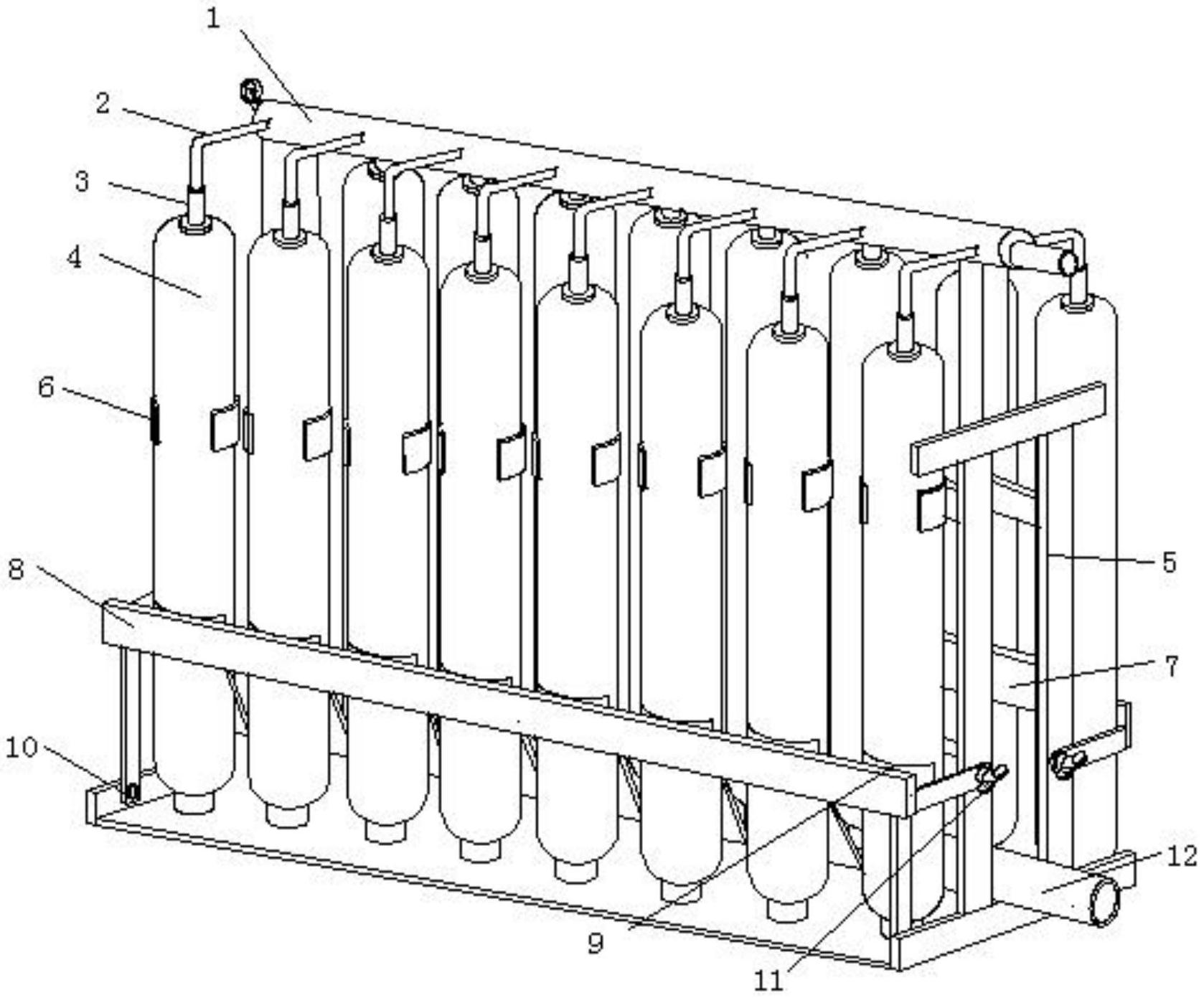 一种便于拆装组合的超滤膜组器