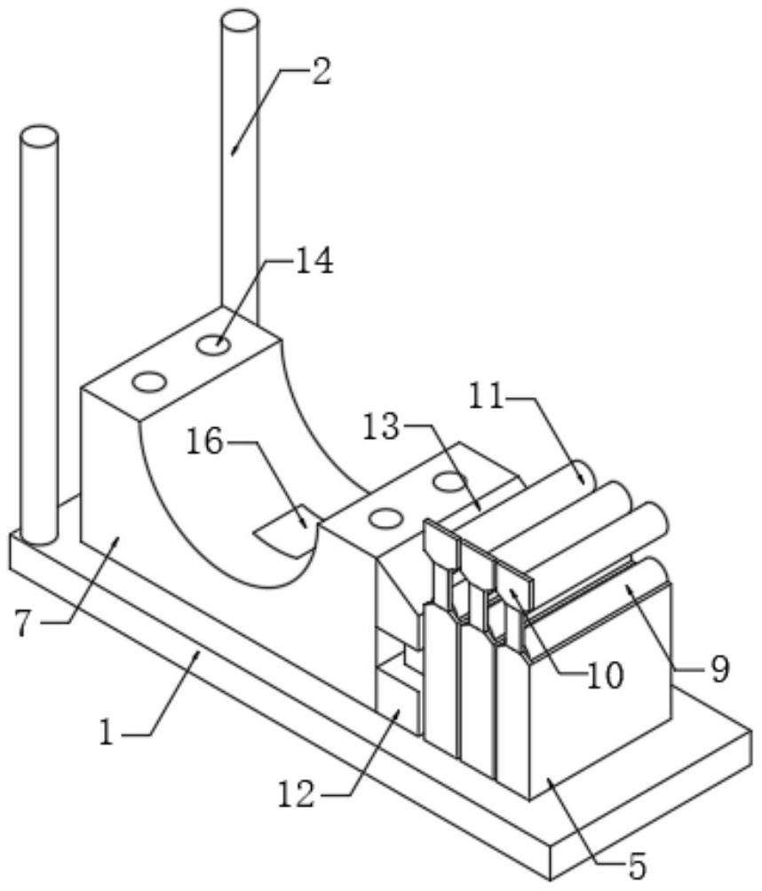 扁铁冲孔模具原理图片