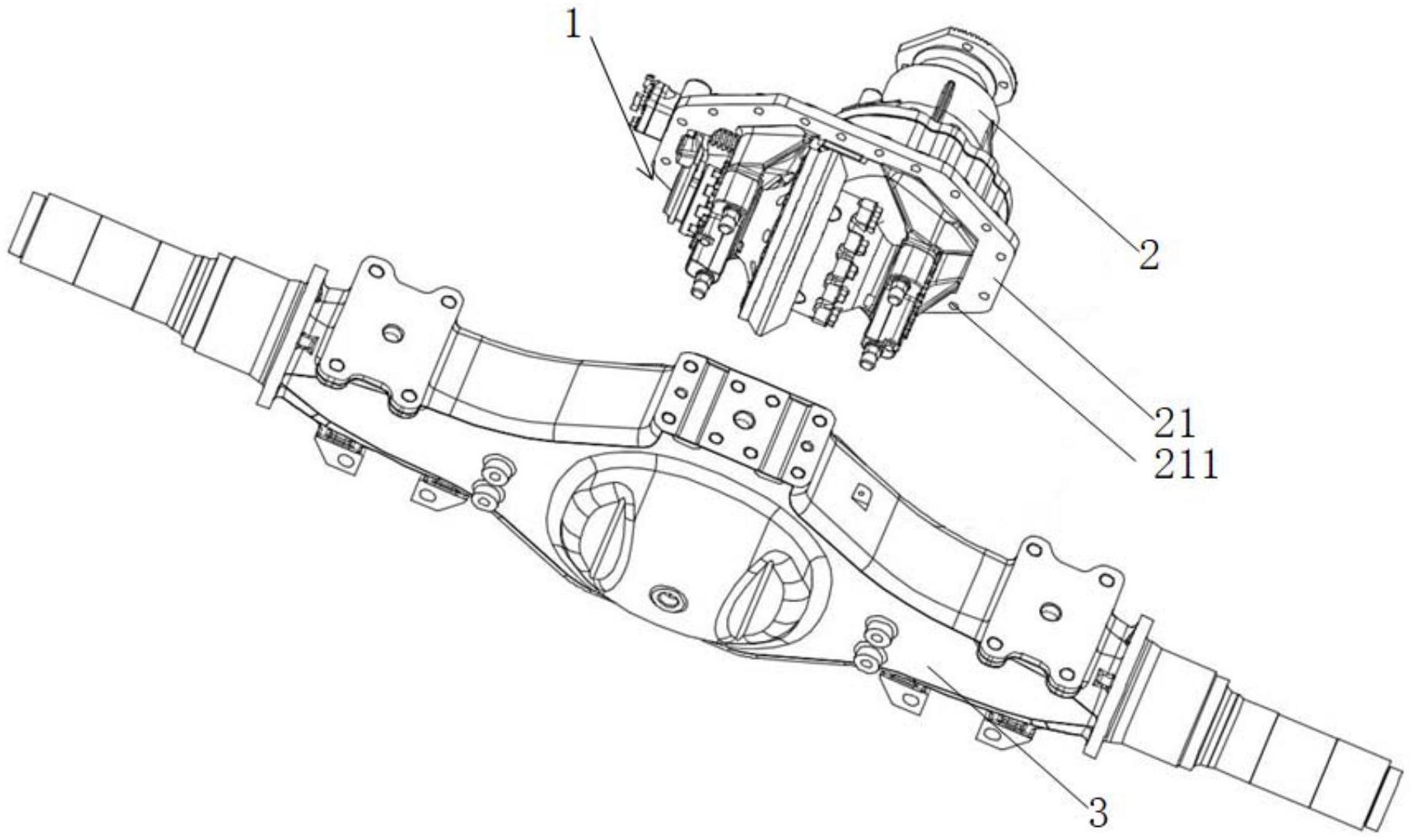 一种轮边减速桥总成及汽车