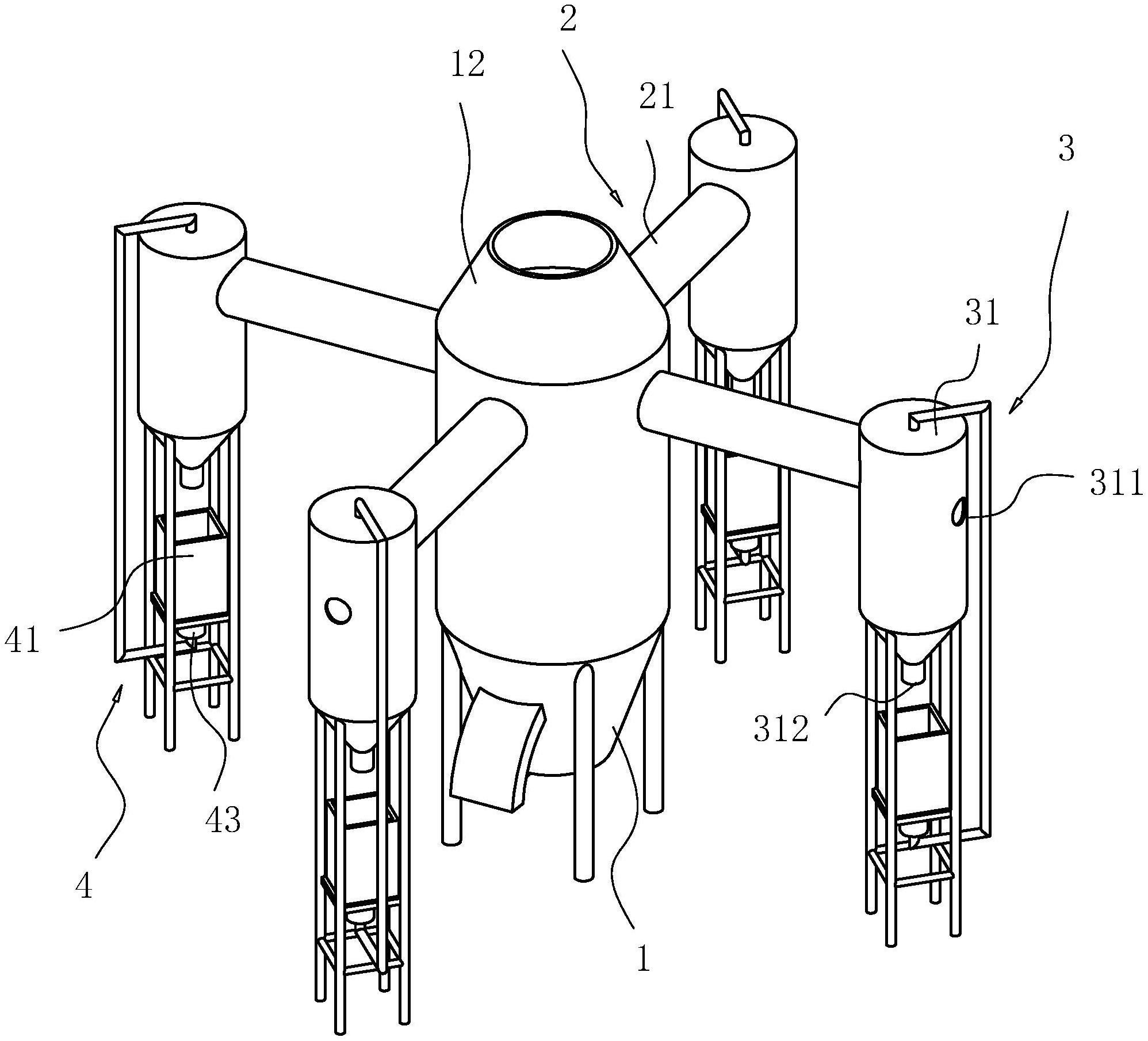 一种骨料仓的降尘装置