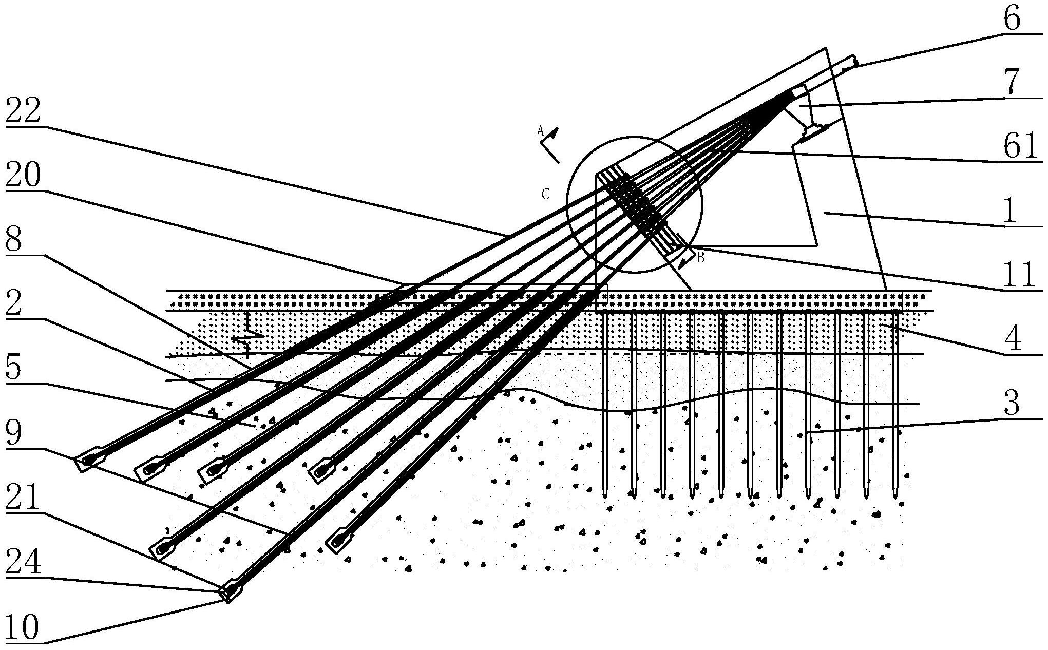 一种基岩深埋条件下的悬索桥主缆锚固系统