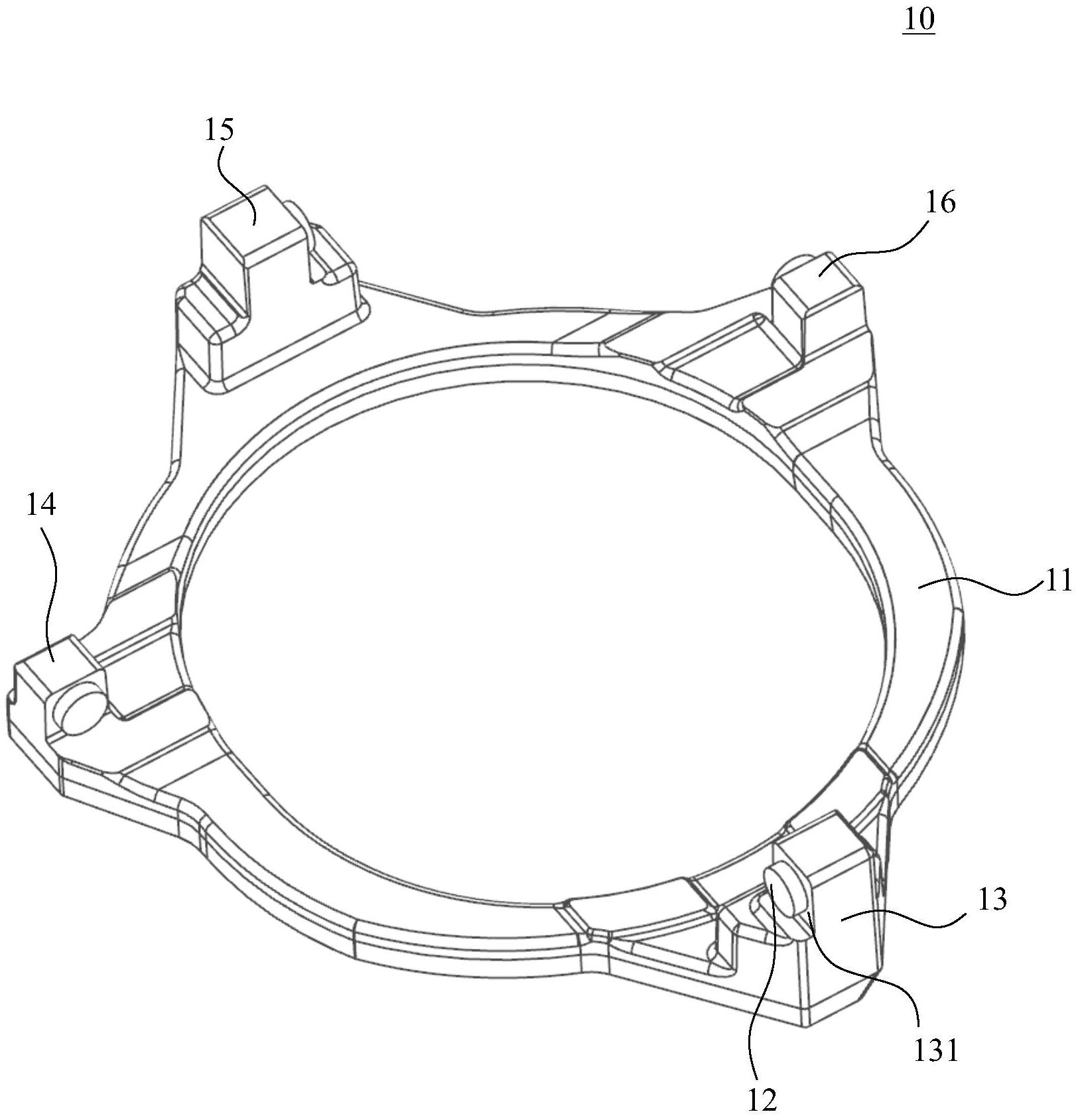涡旋压缩机的十字滑环组件和涡旋压缩机