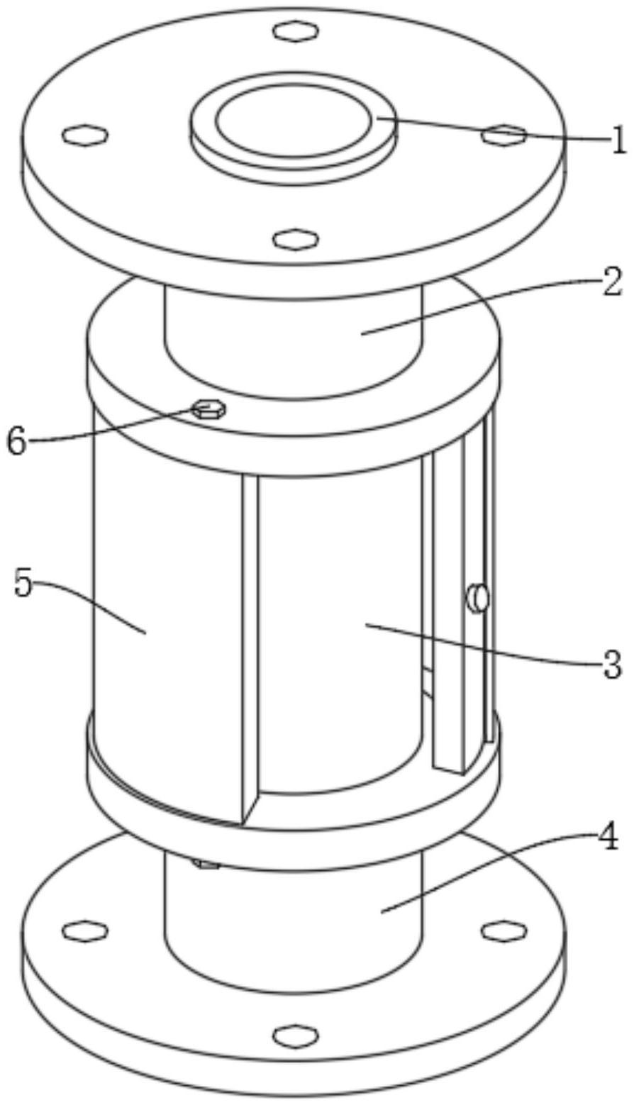 一种带有防护结构玻璃管视镜
