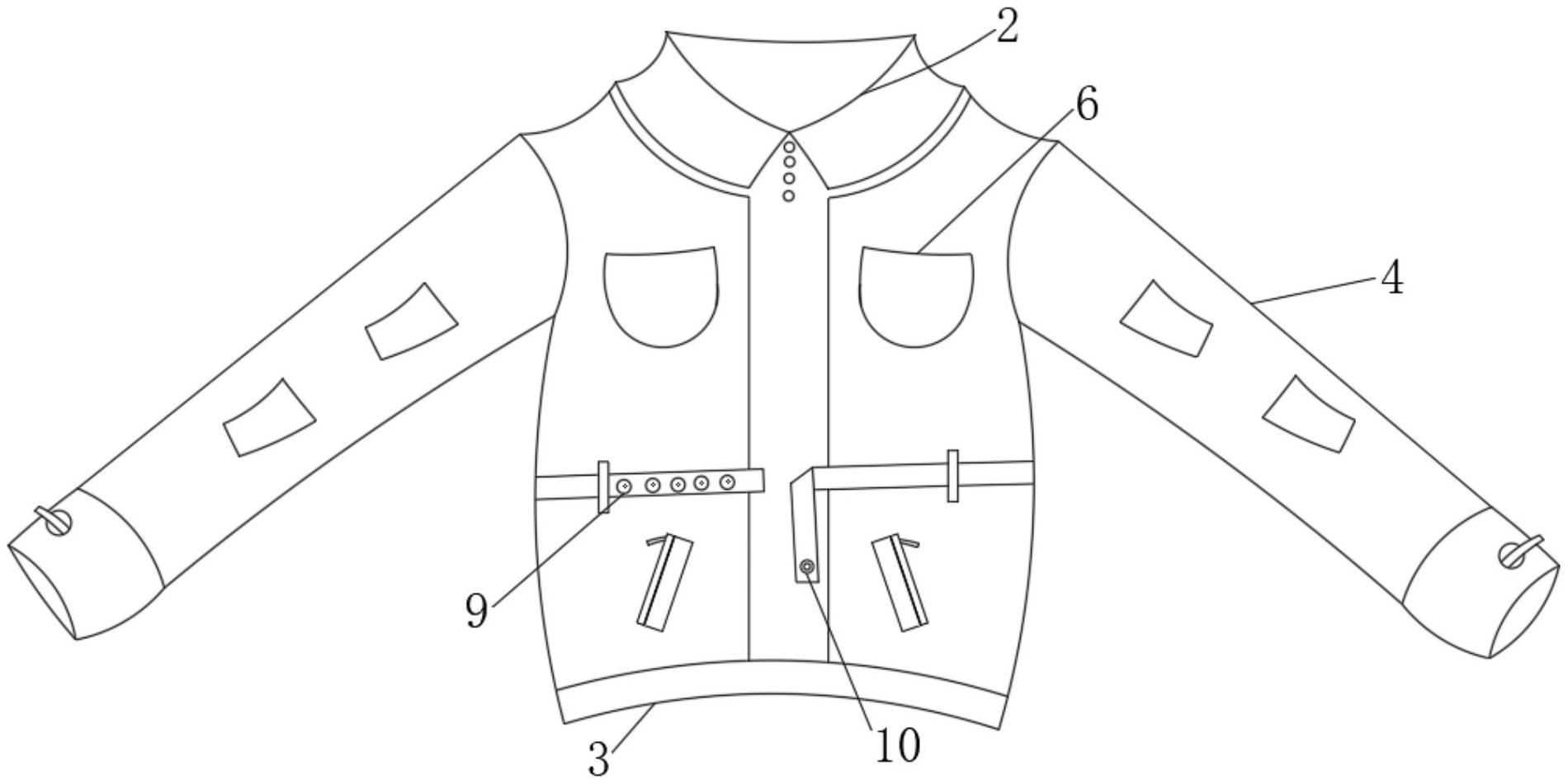 一种儿童v领套头衫
