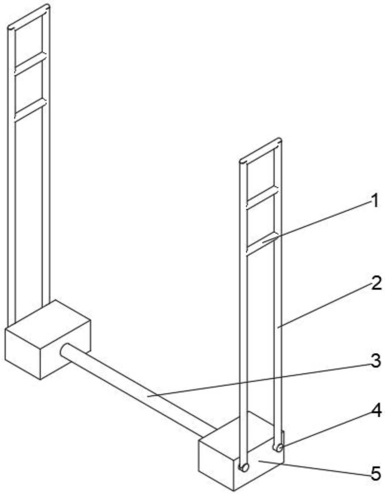 一种单杠按摩脚部健身器材