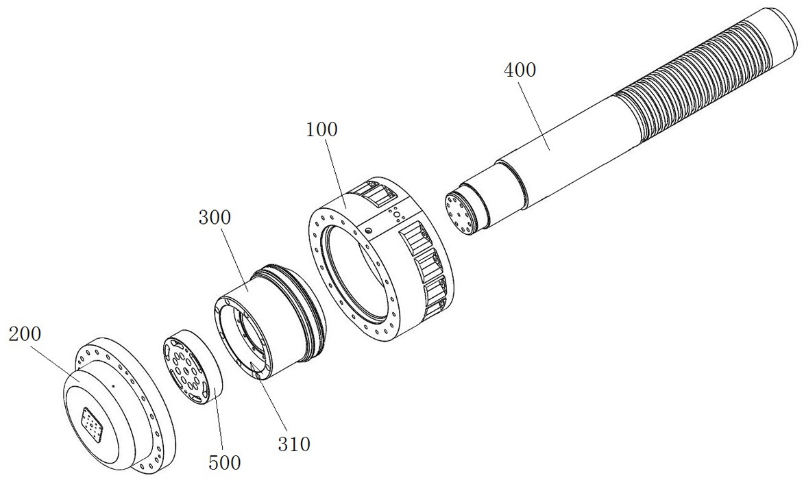 一种用于多射注塑机的高压油缸结构