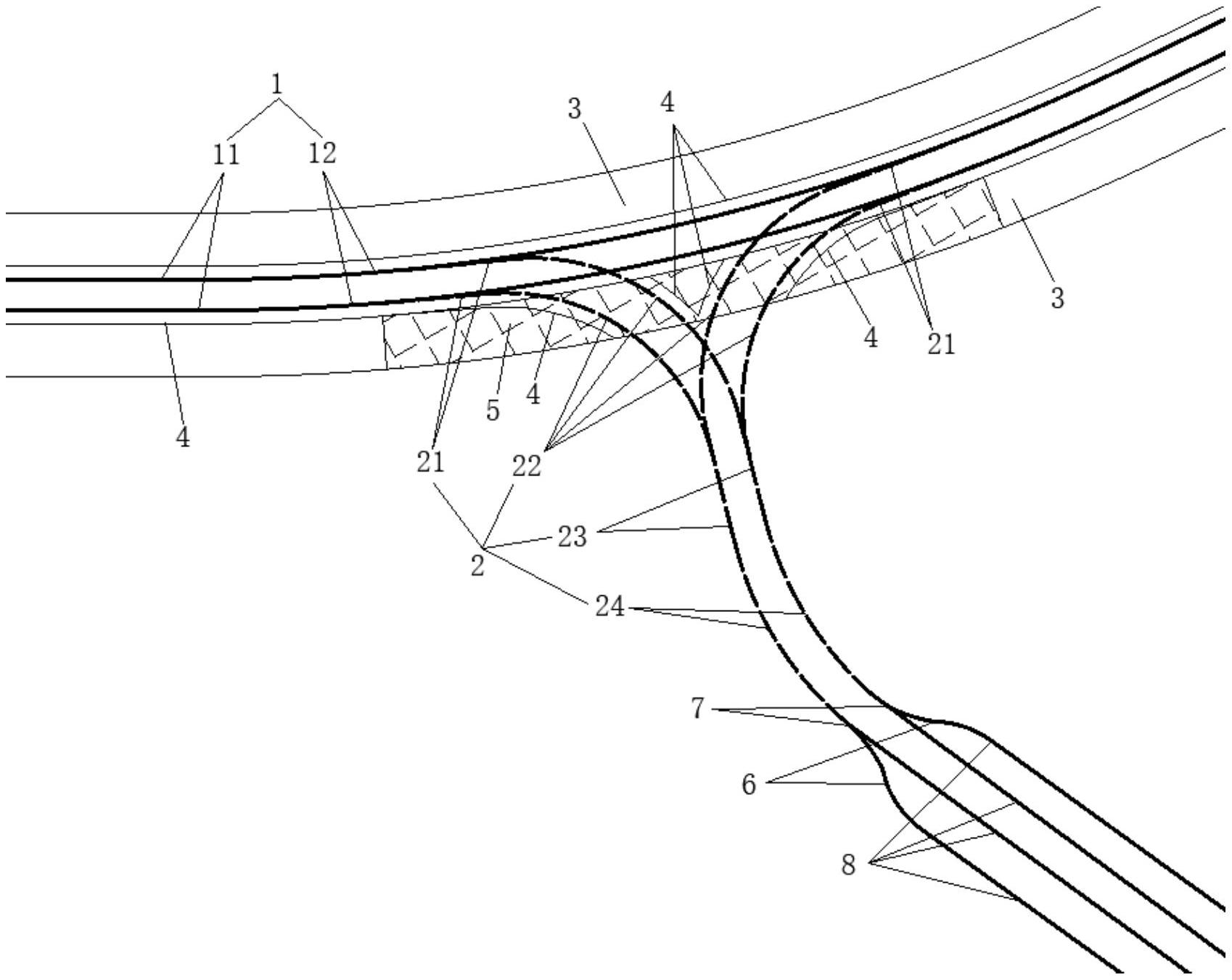 一种智轨列车出入线