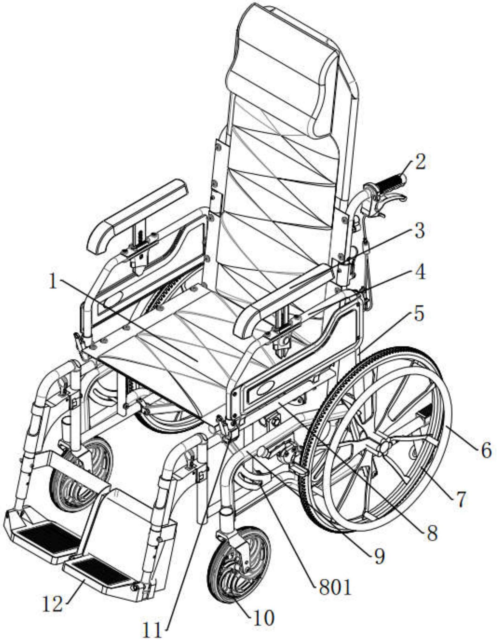 轮椅组装示意图图片